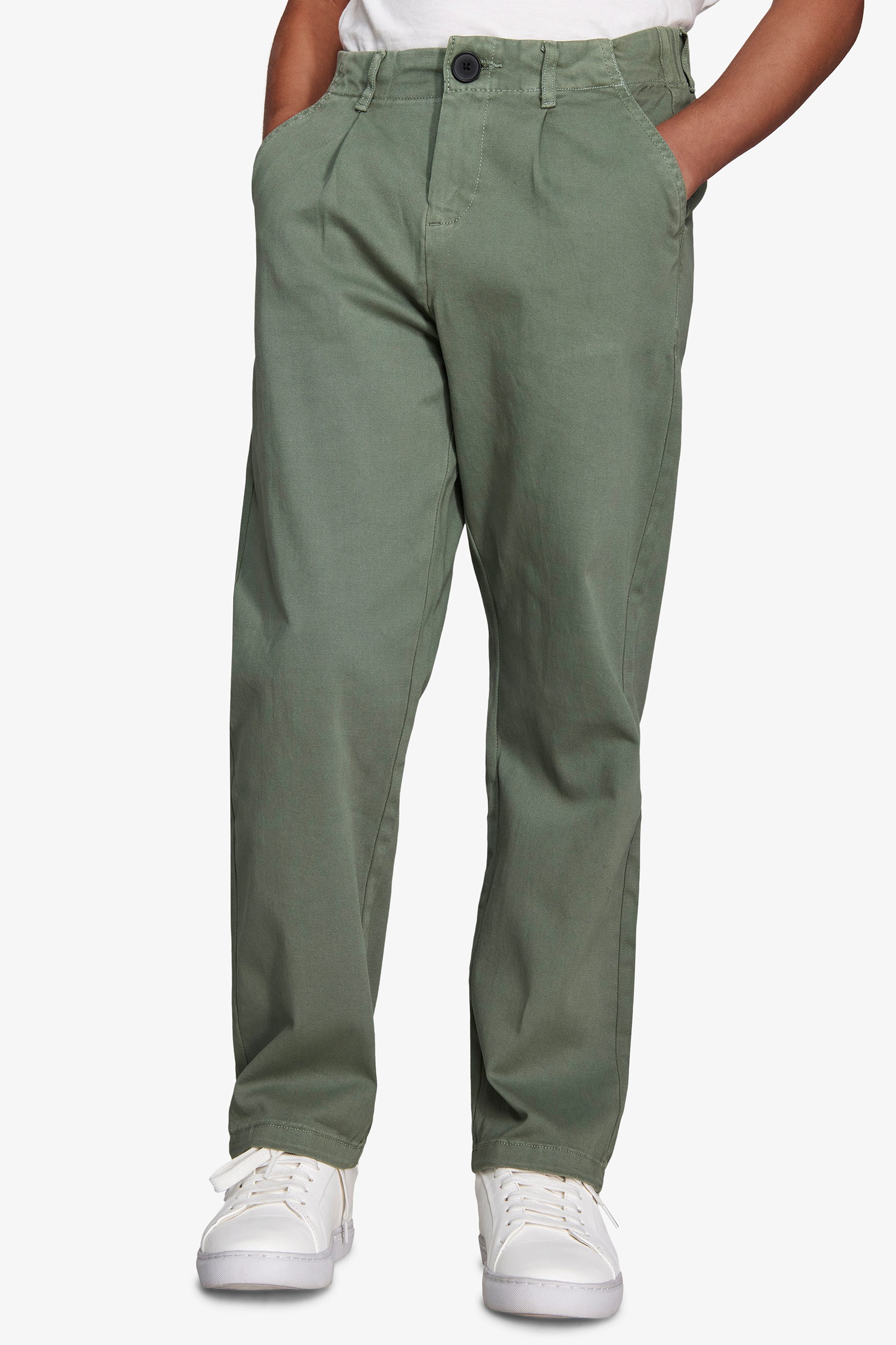 Pantalone chino verde Kids-Dan John