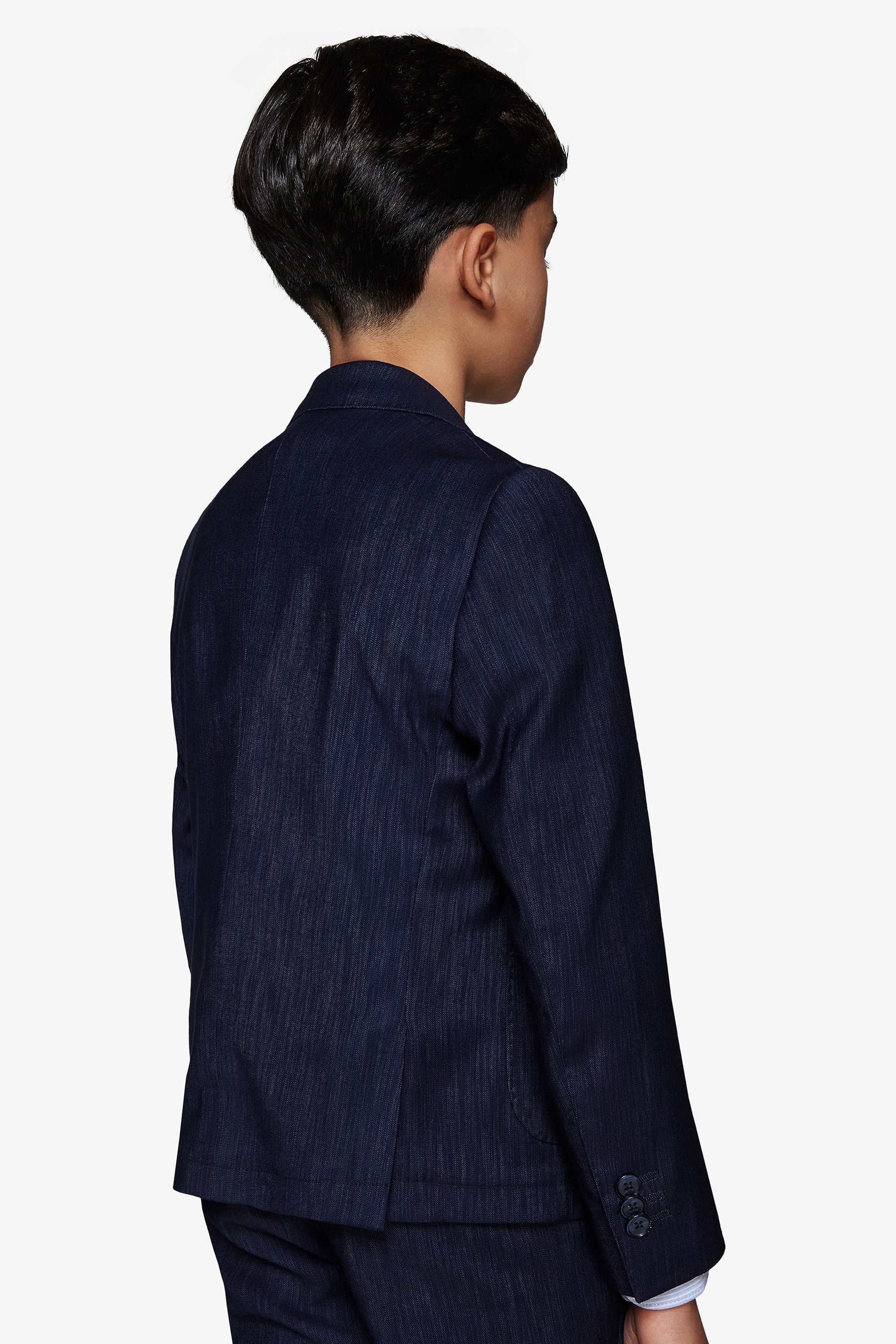 Veste bleu foncé effet denim Kids