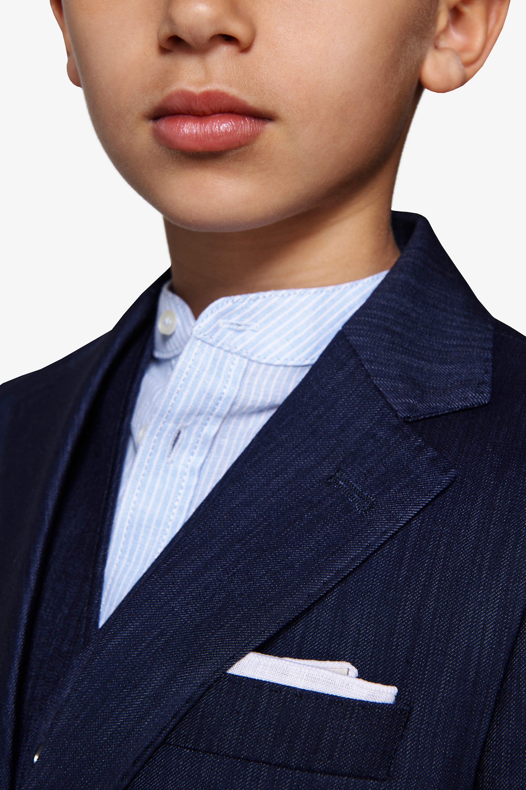 Veste bleu foncé effet denim Kids