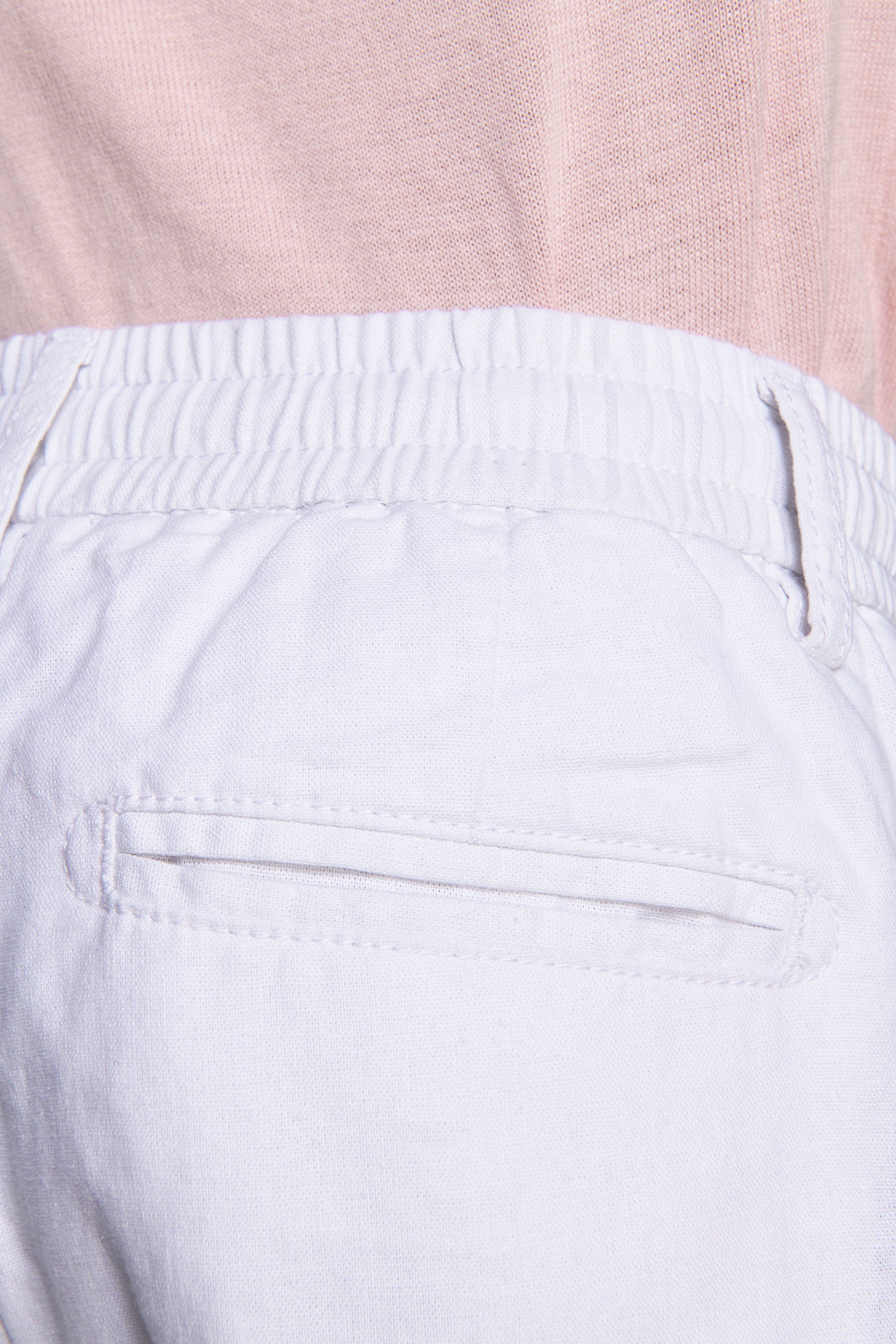 Pantalaccio misto lino bianco Kids-Dan John