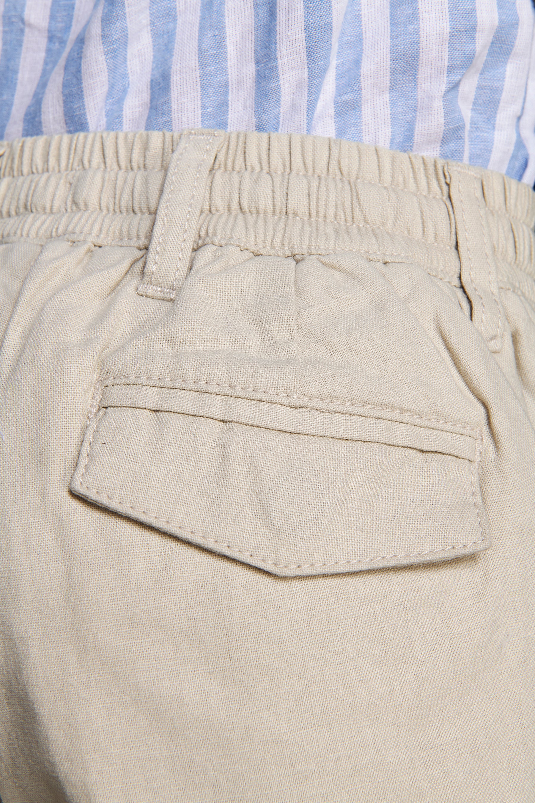 KIDS Sand linen blend Bermuda shorts