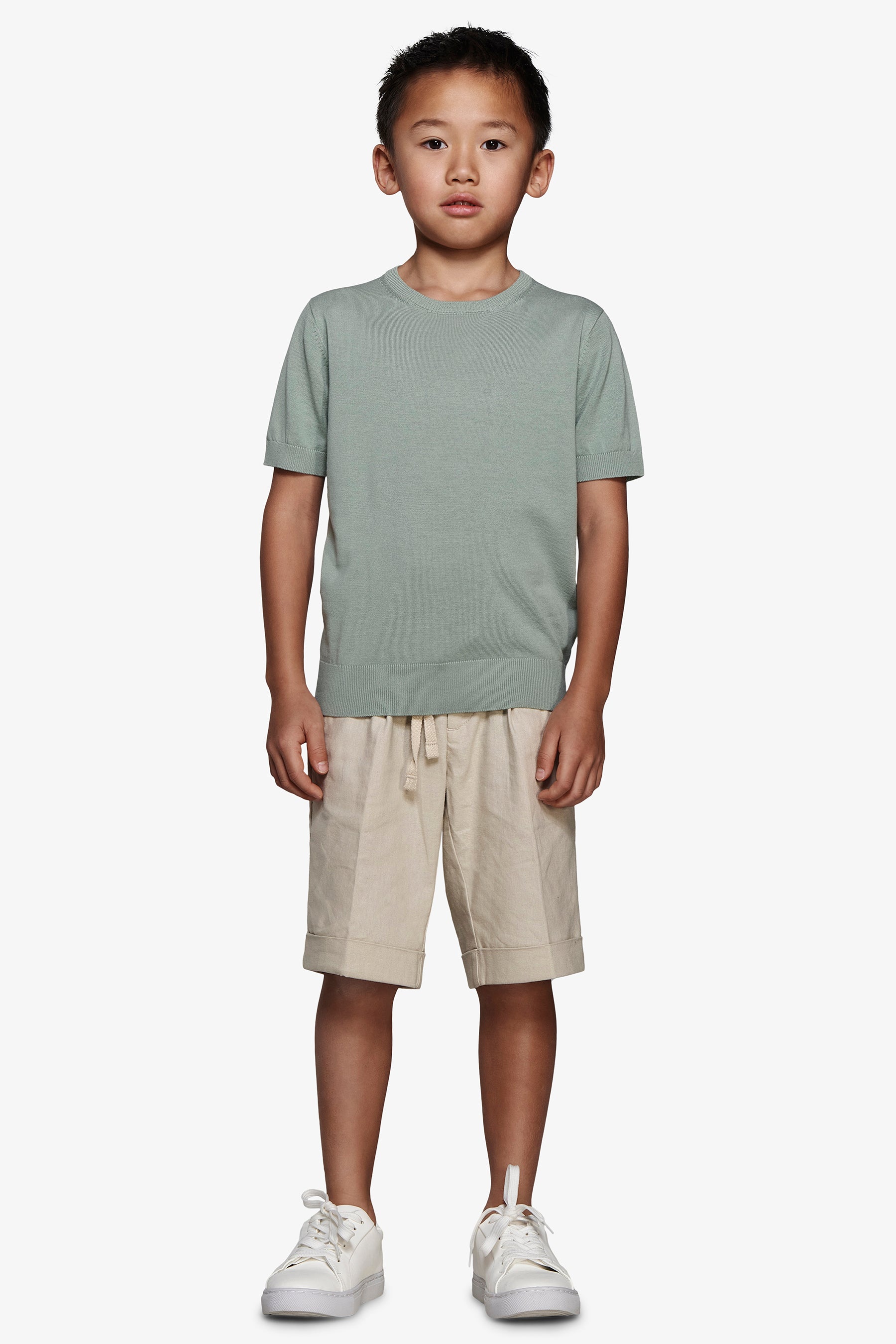 T-shirt in maglia verde Kids