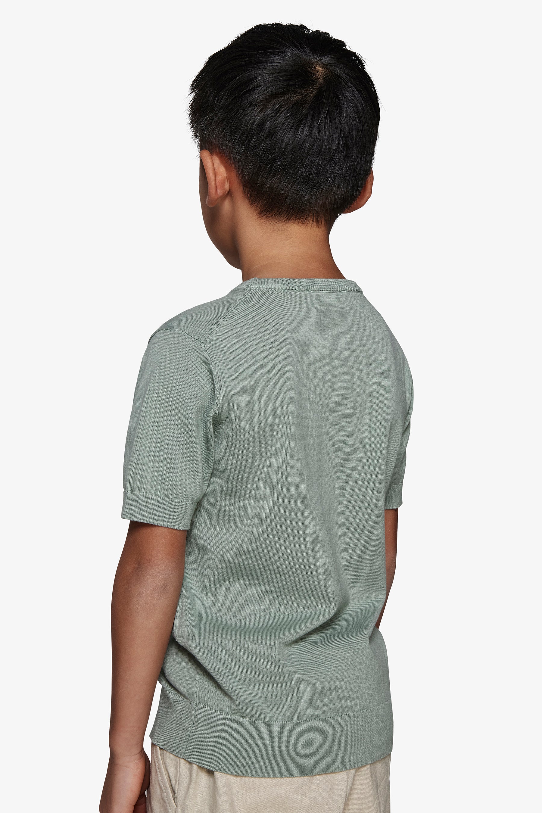 T-shirt vert en maille kids