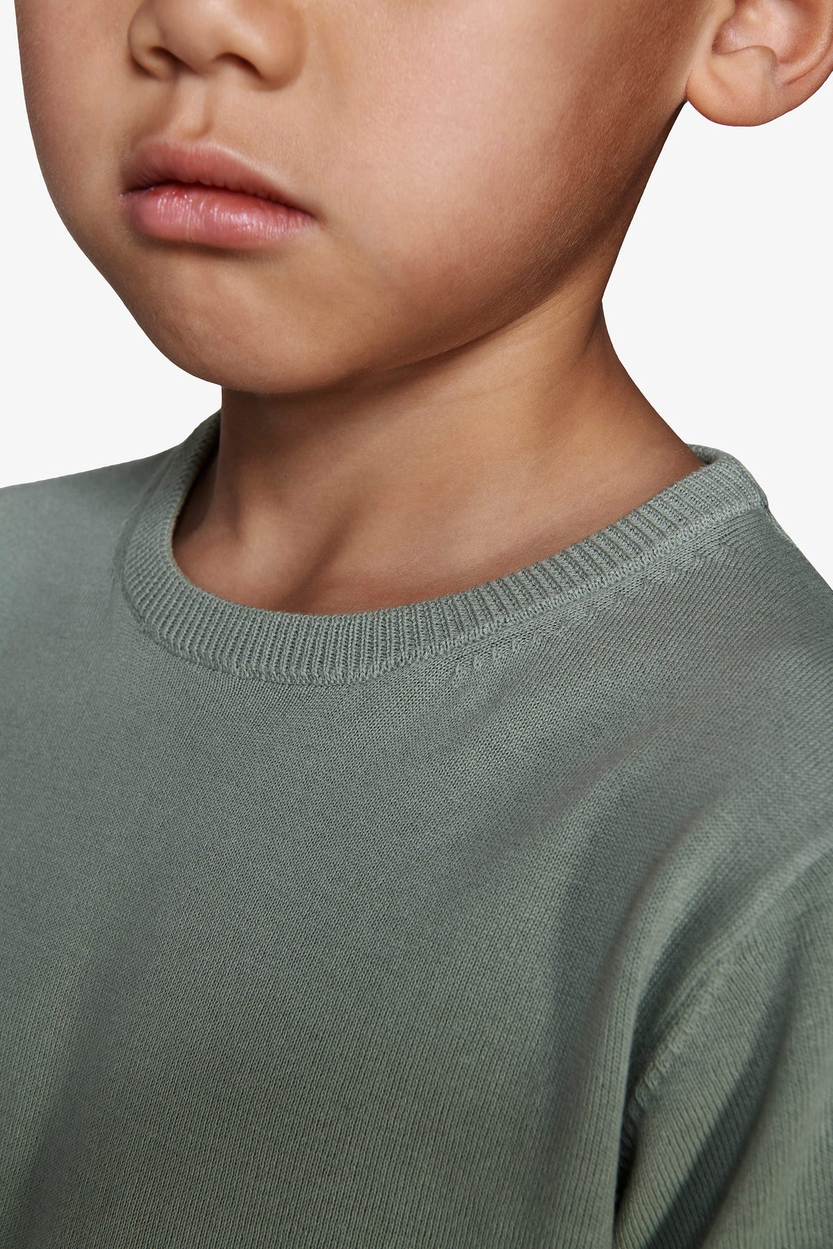 T-shirt in maglia verde Kids-Dan John