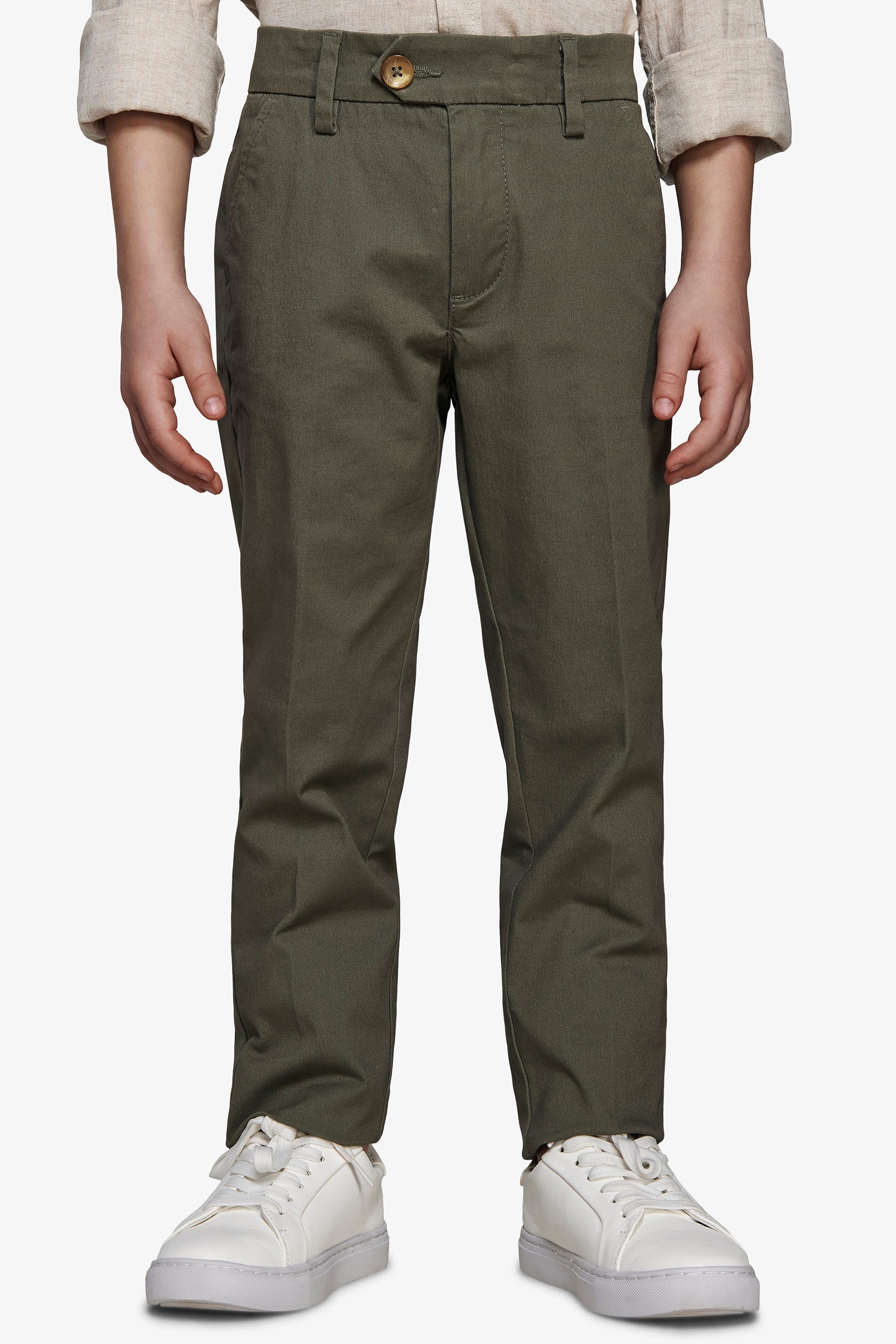 Pantaloni chino verde Kids-Dan John