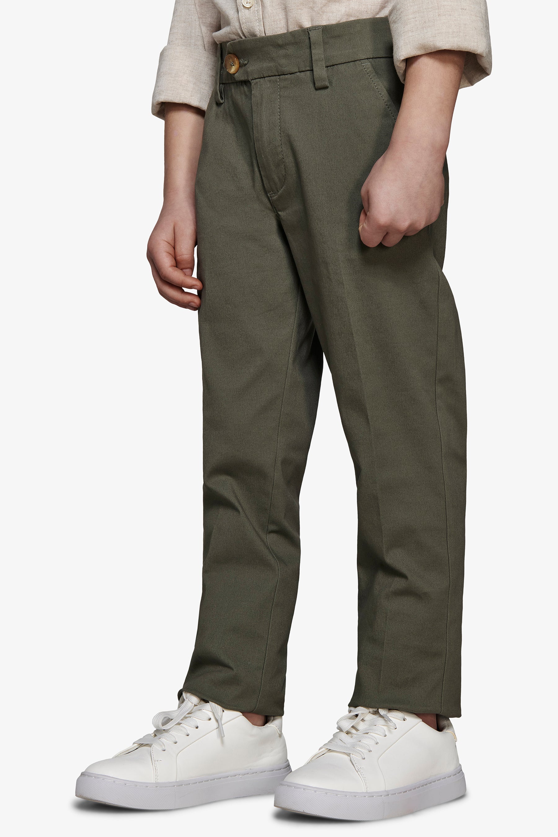 Pantalon chino vert Kids