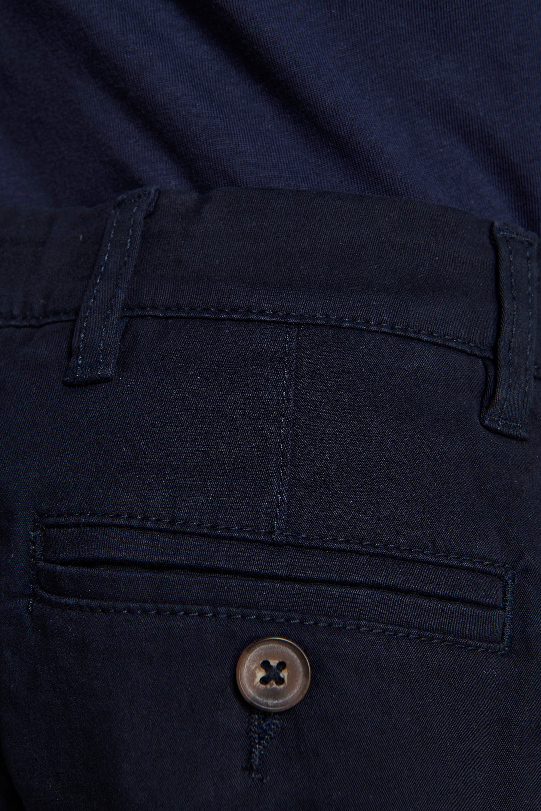 Bermuda chino basic in cotone blu Kids-Dan John