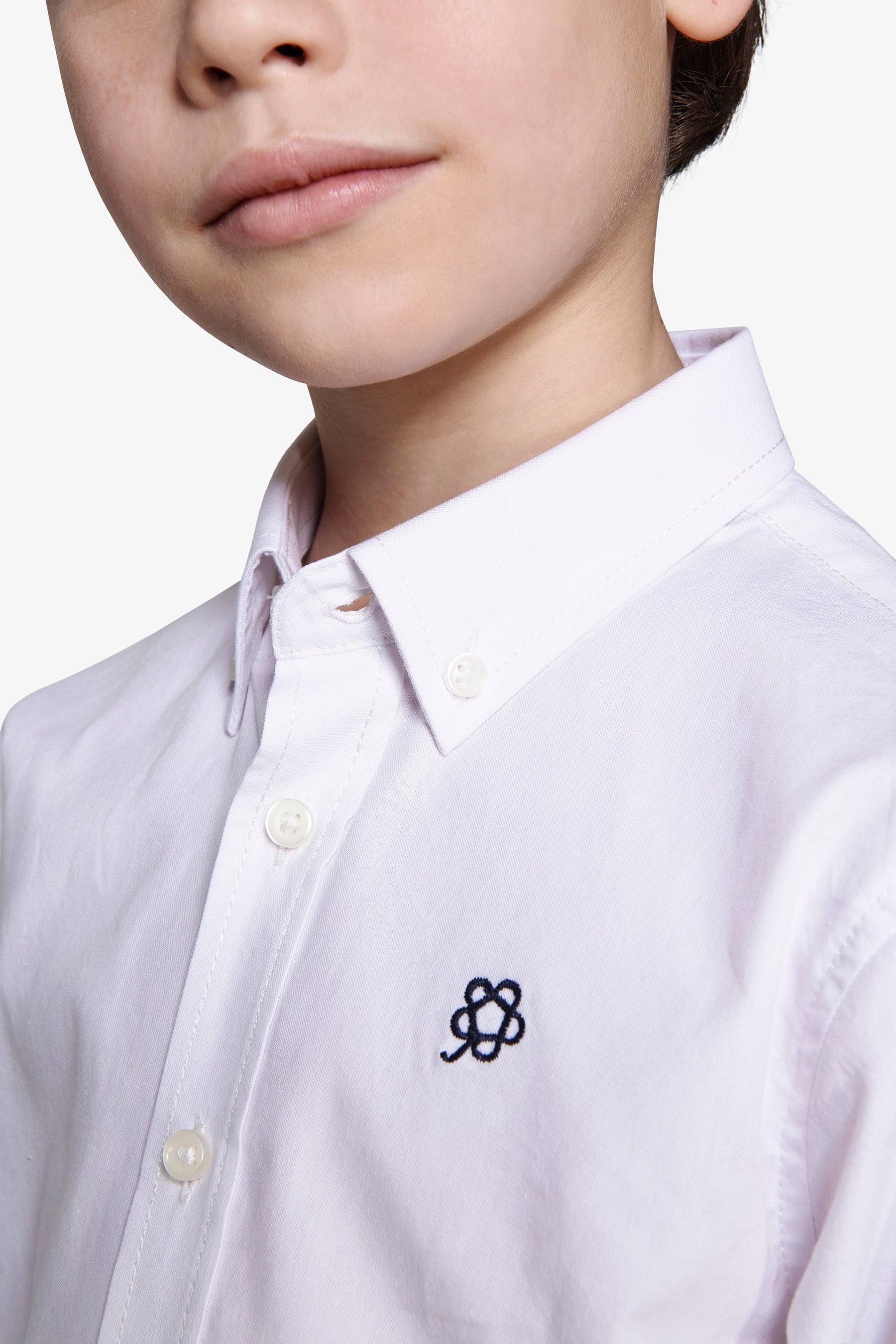KIDS White button down Oxford shirt