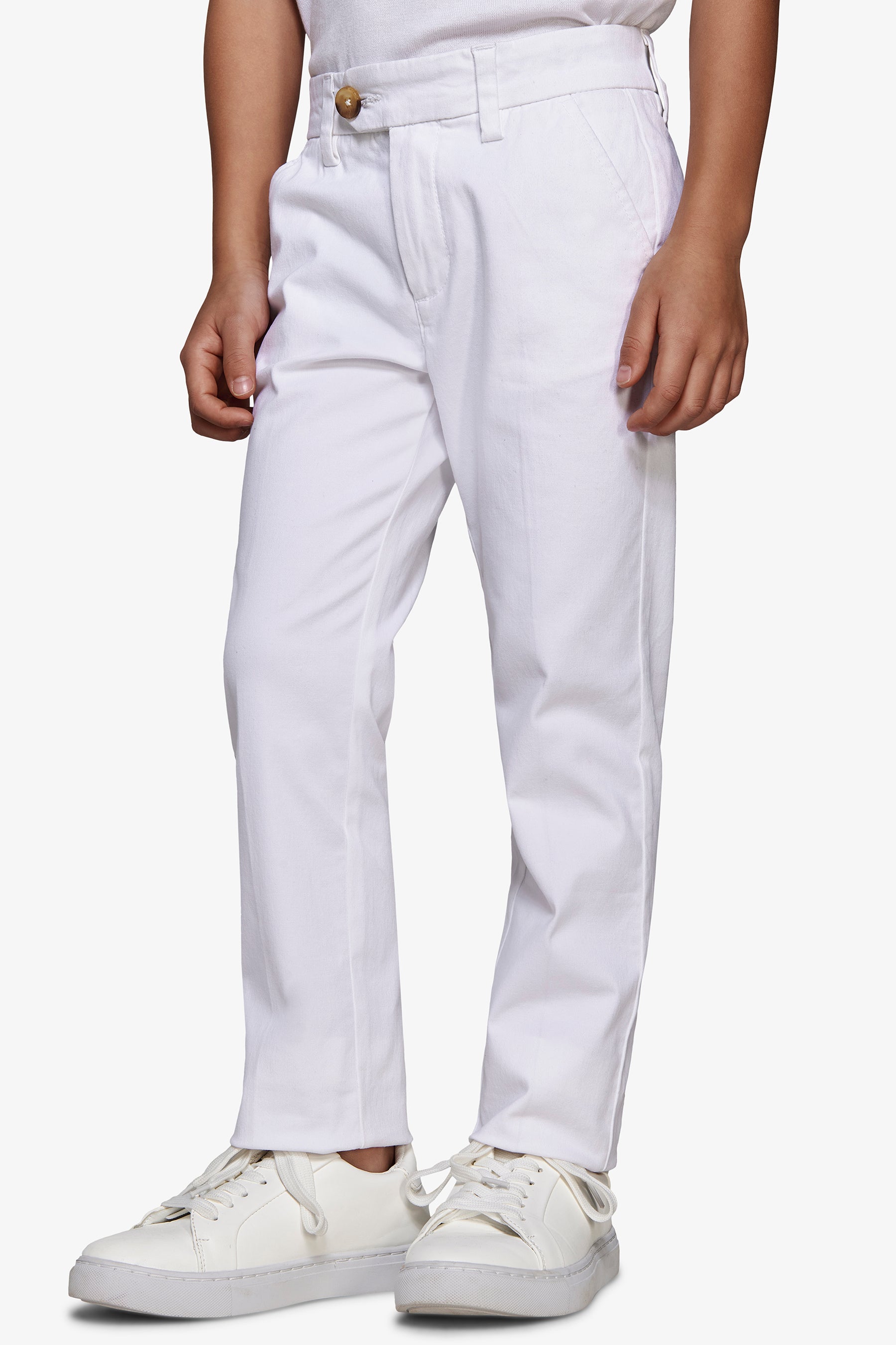 Pantaloni chino bianco Kids