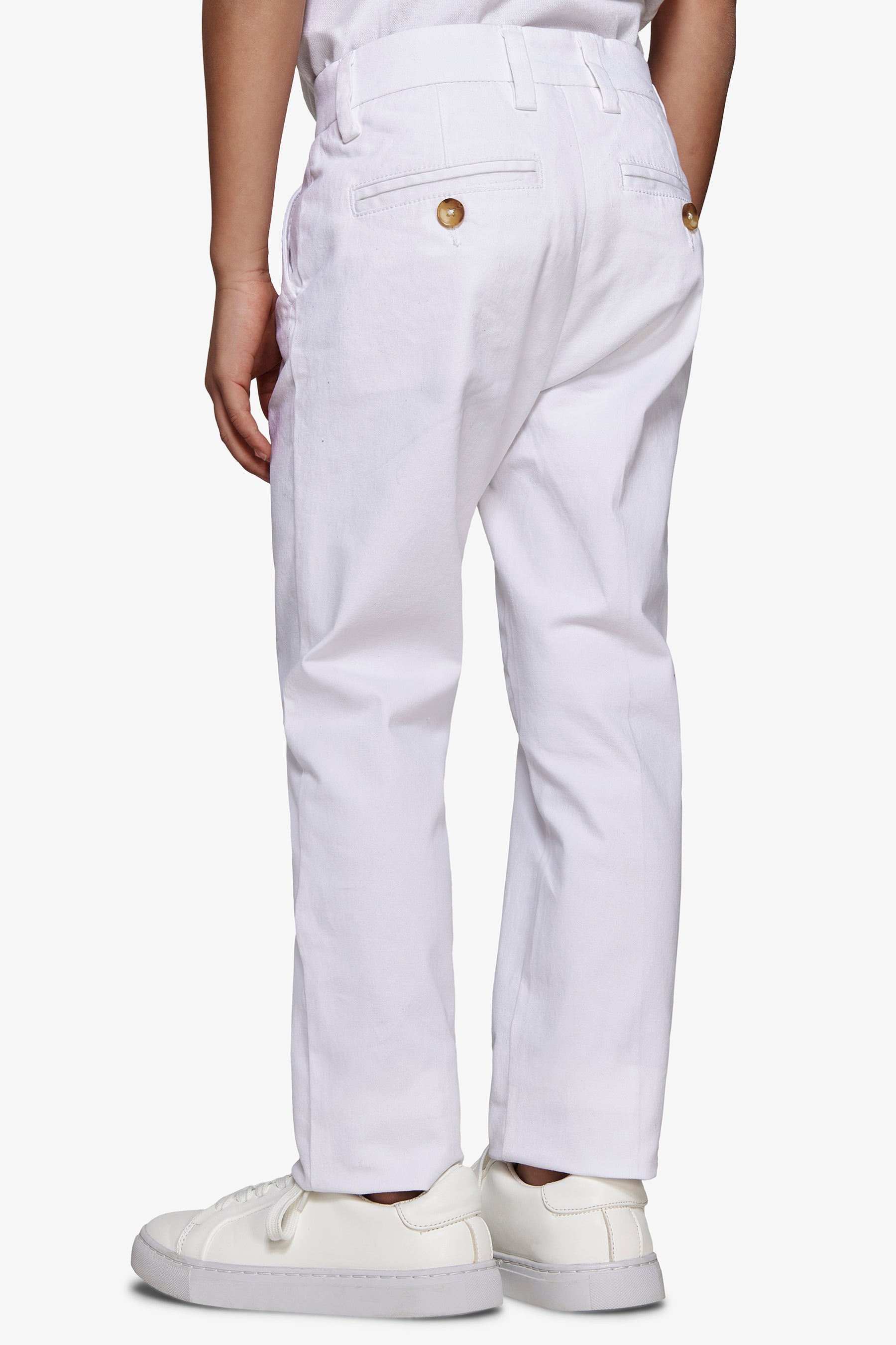 Pantaloni chino bianco Kids