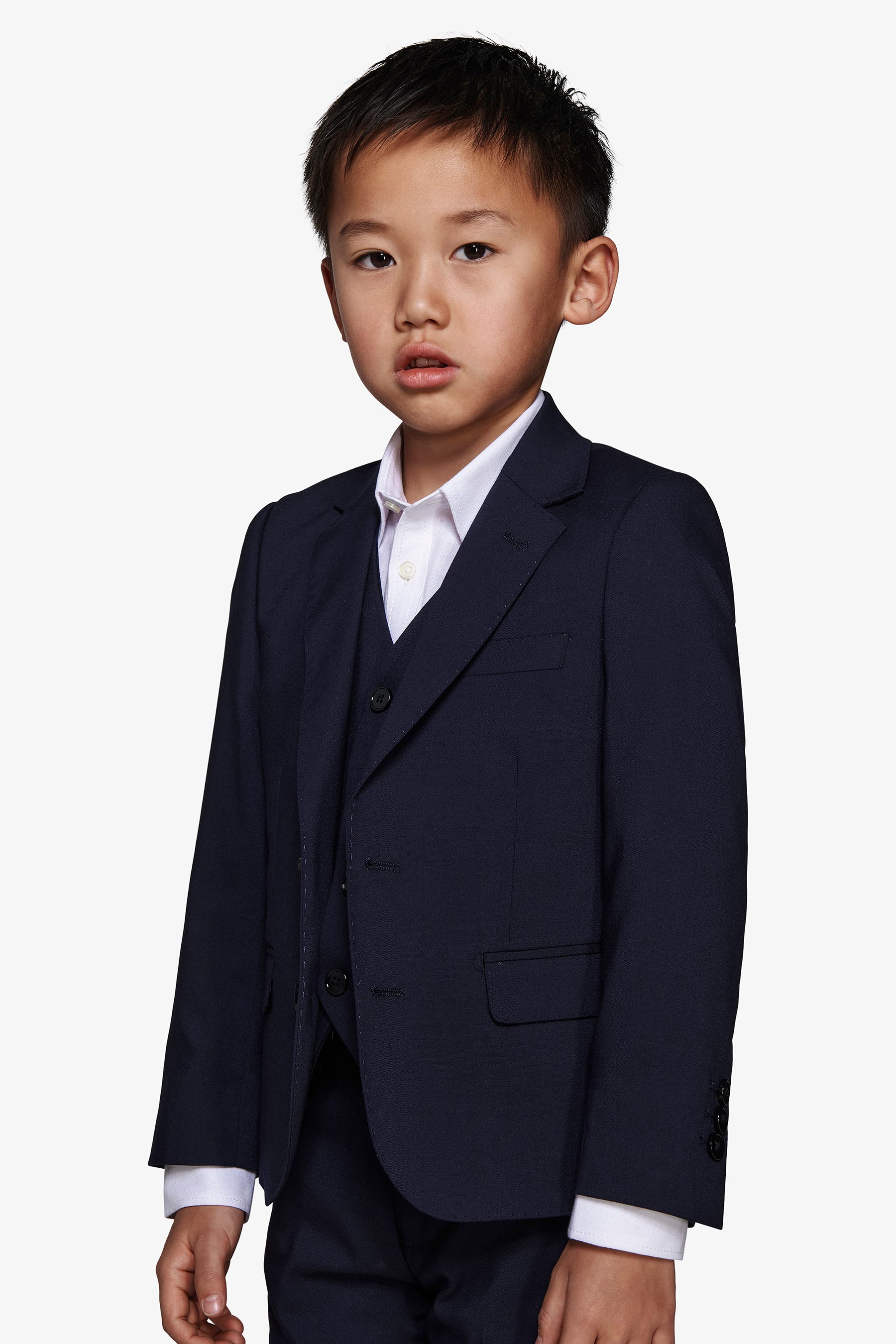 Giacca classica blu Kids-Dan John