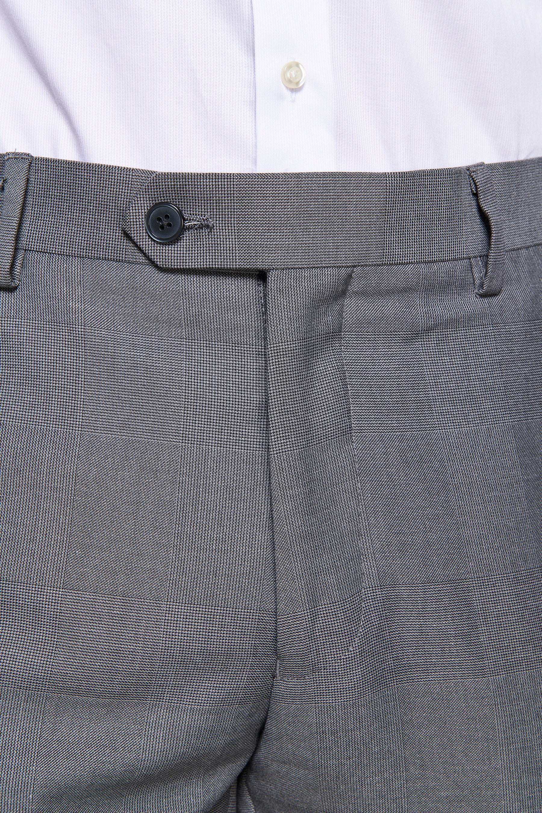 Gray Prince of Wales trousers