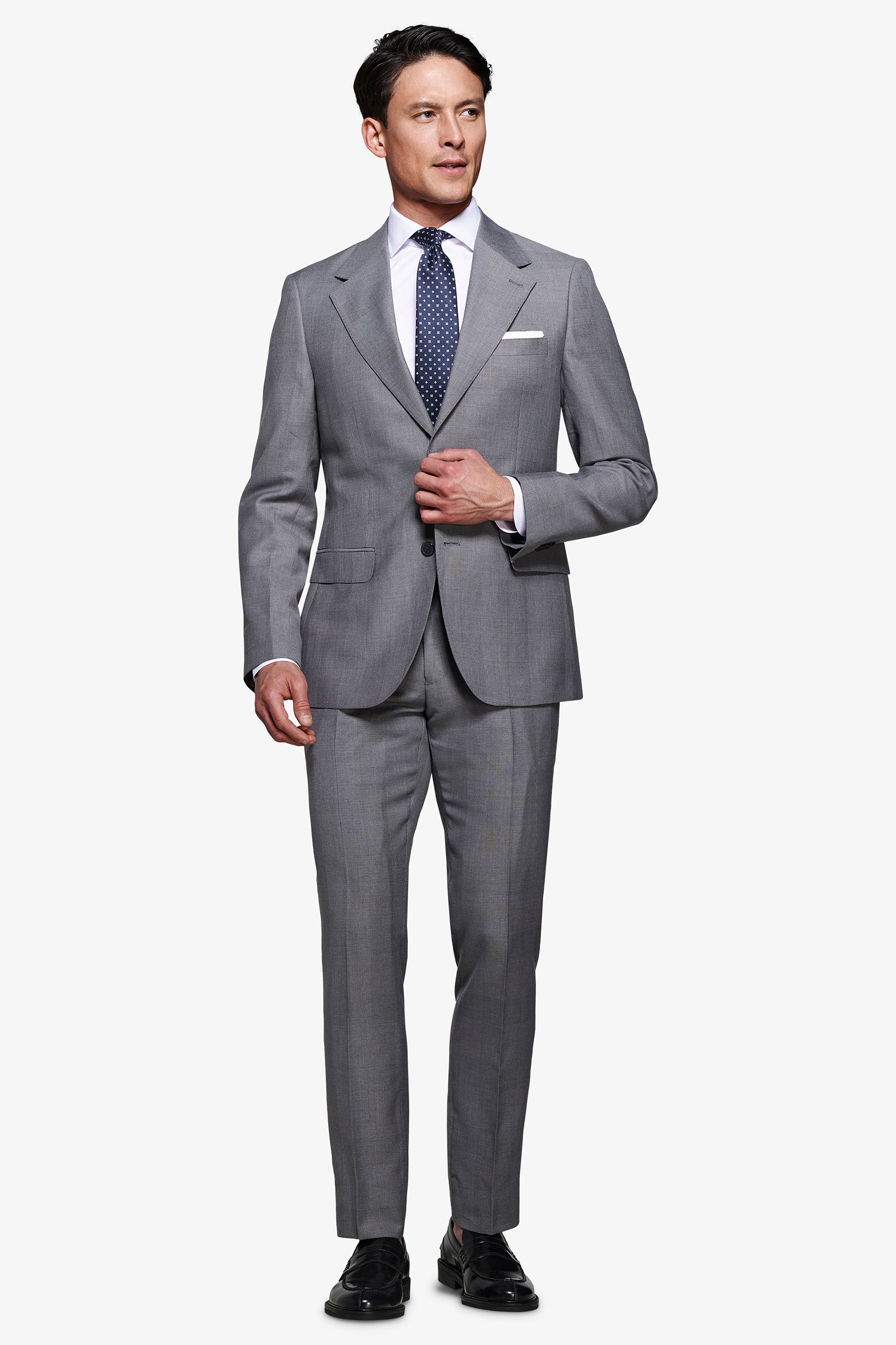 Gray Prince of Wales blazer