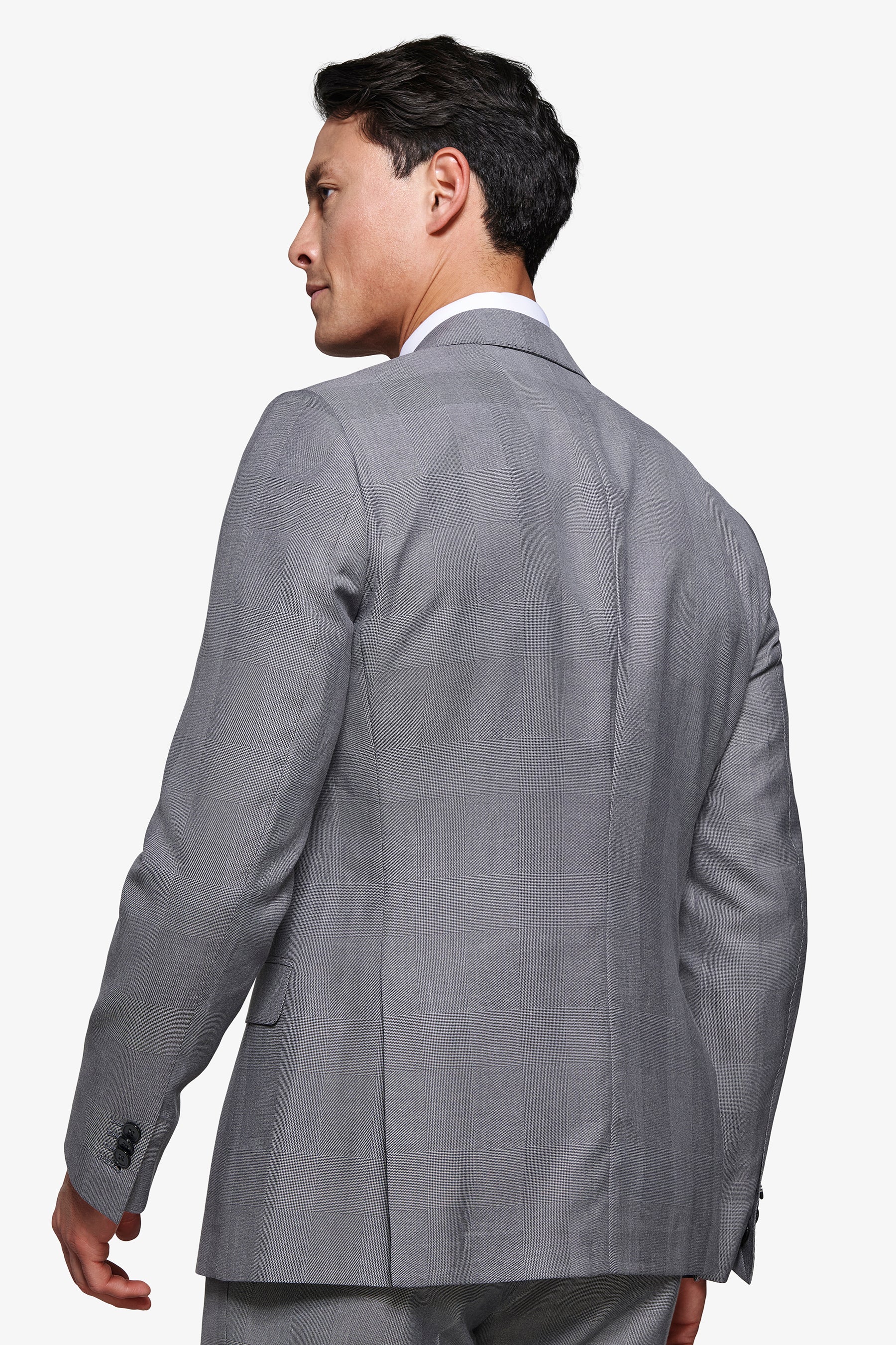 Gray Prince of Wales blazer