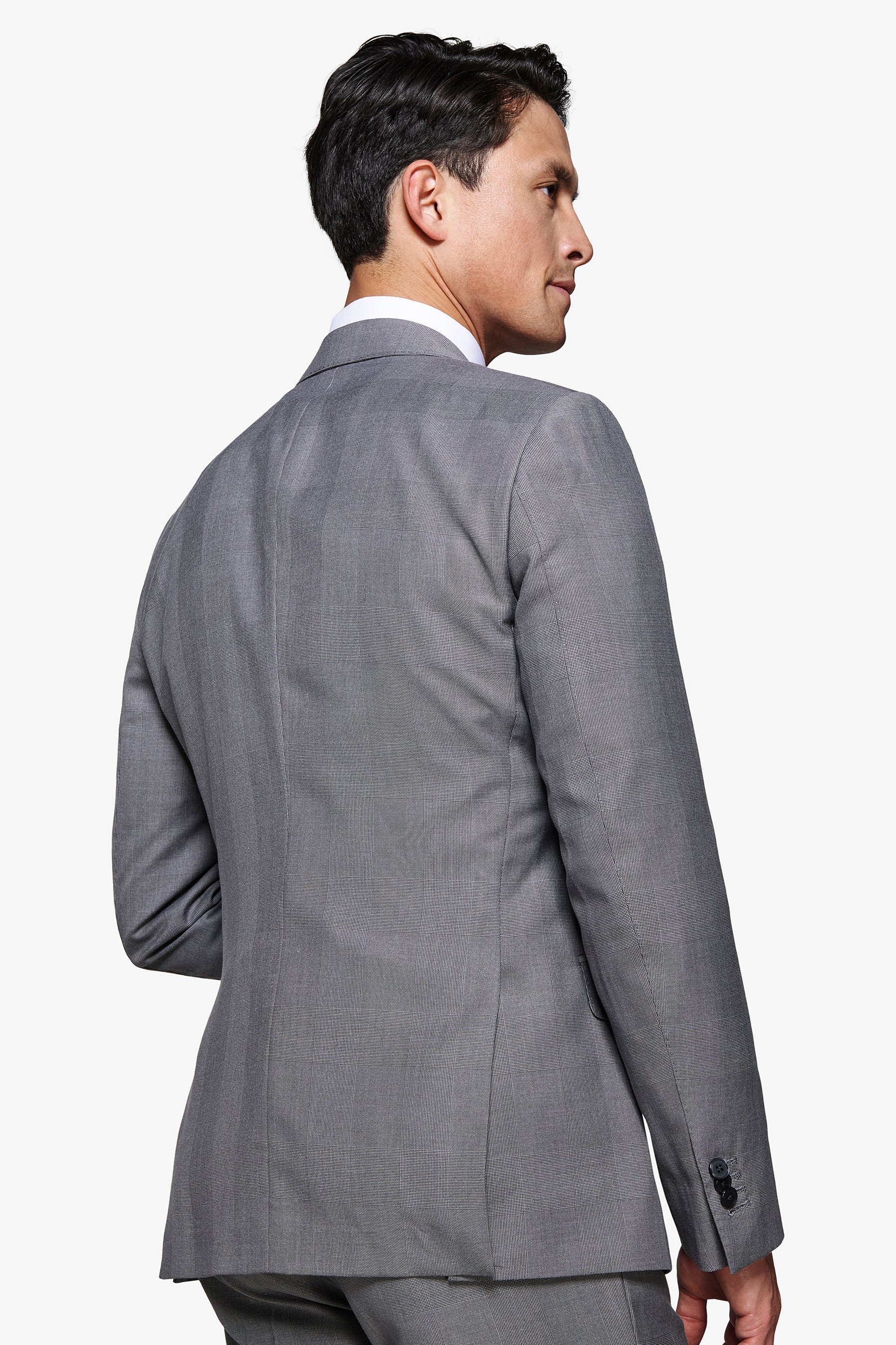 Gray Prince of Wales blazer