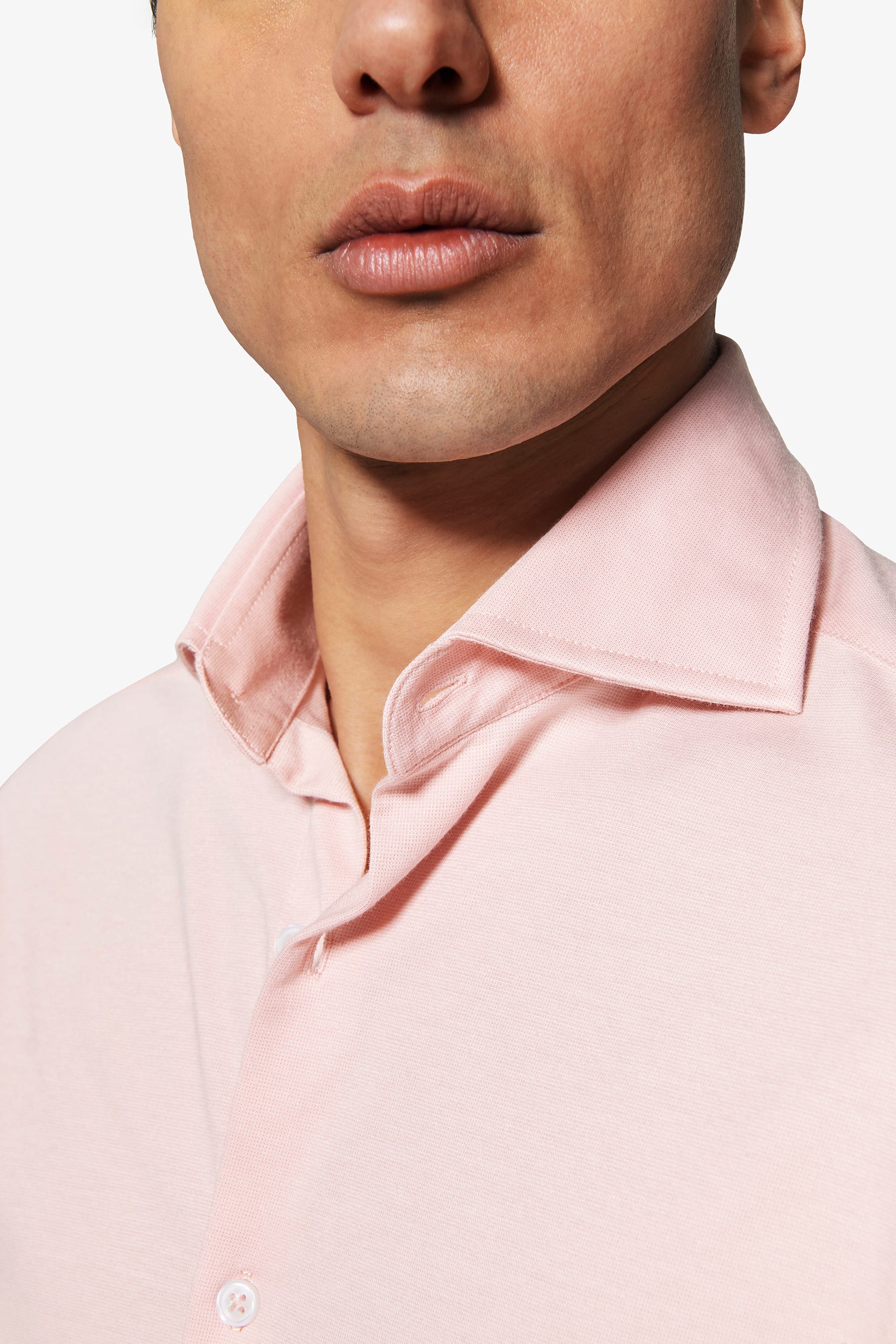 Camicia piquet rosa-Dan John