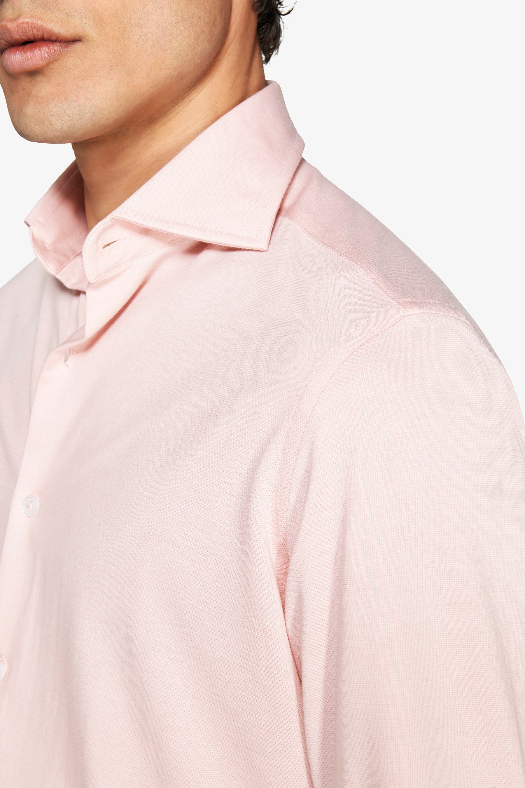 Camicia piquet rosa