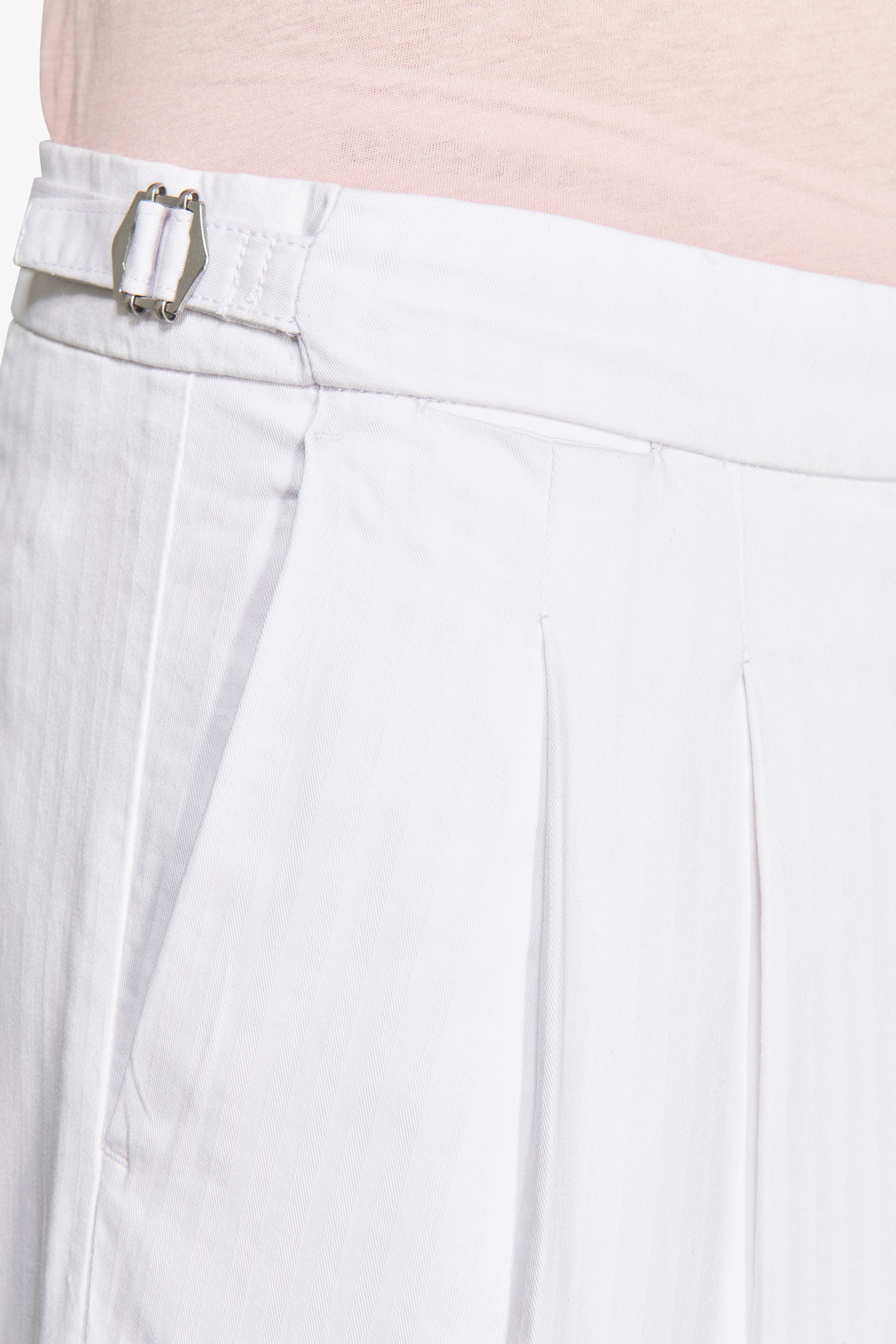 Bermuda Herringbone bianco