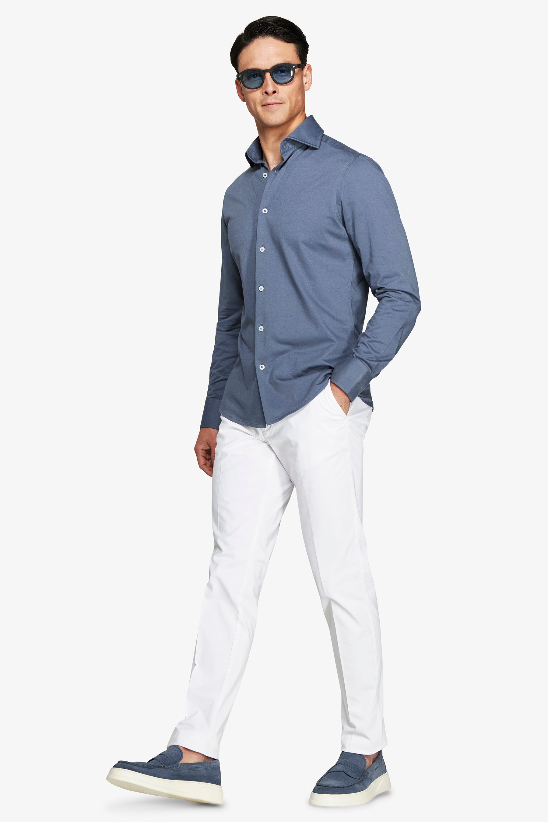 Camicia piquet avion