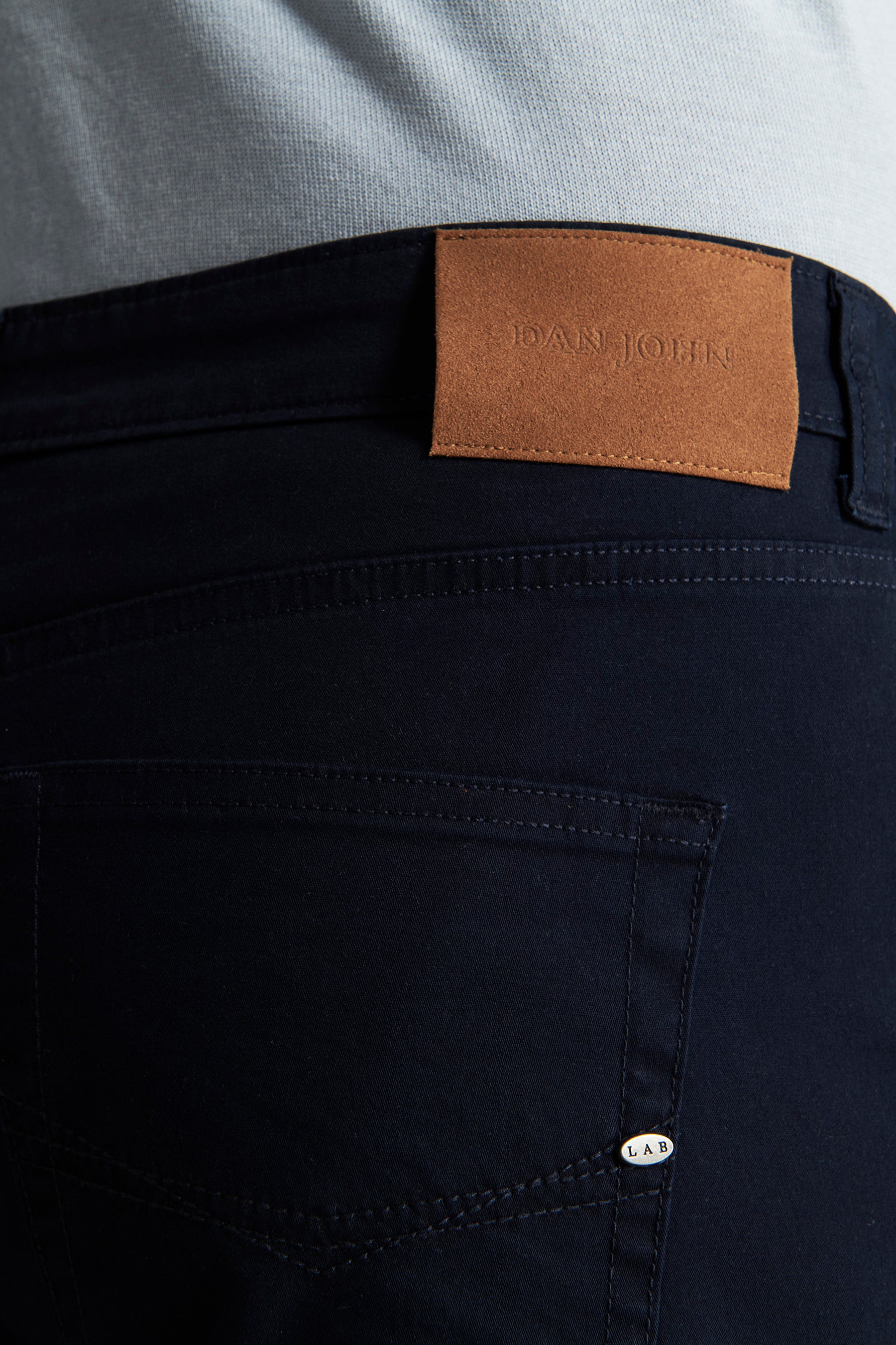 5-Pocket-Hose aus Gabardine in Blau