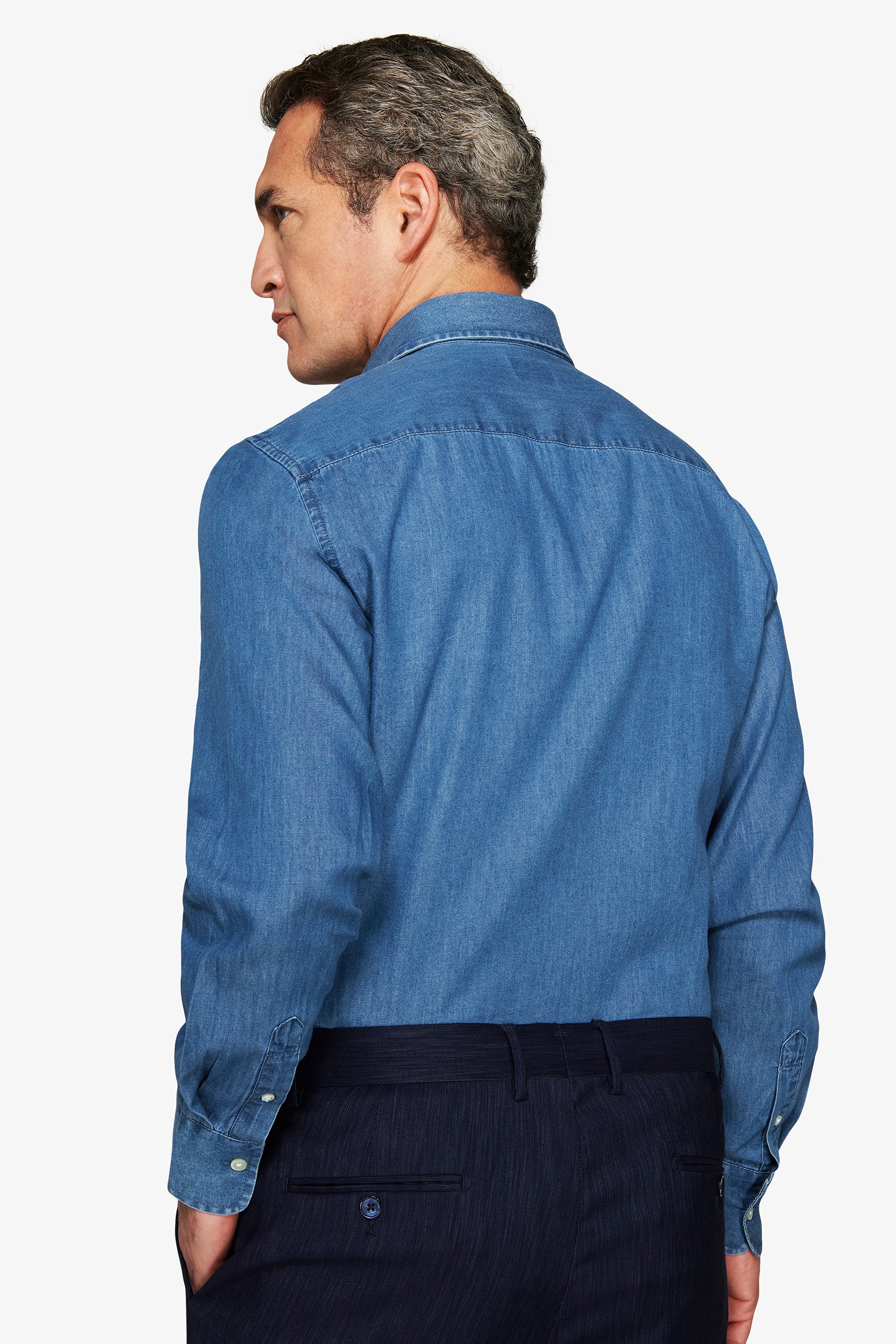 Camicia denim chambray