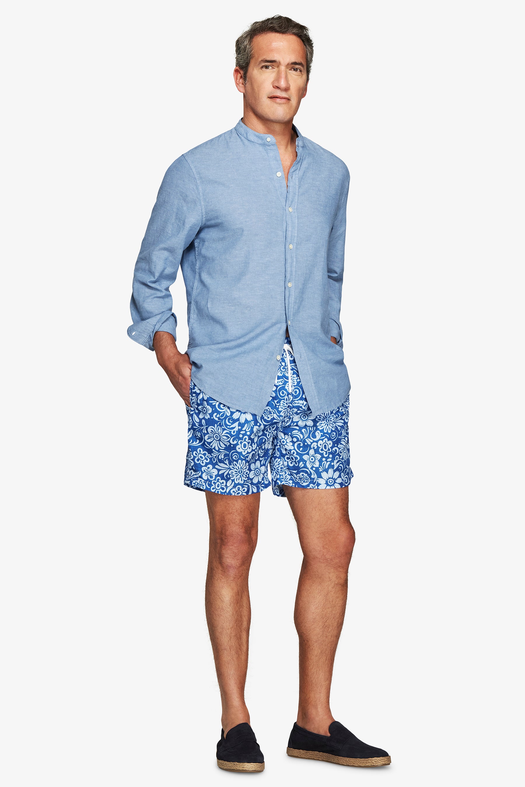 Avion floral print swim trunks
