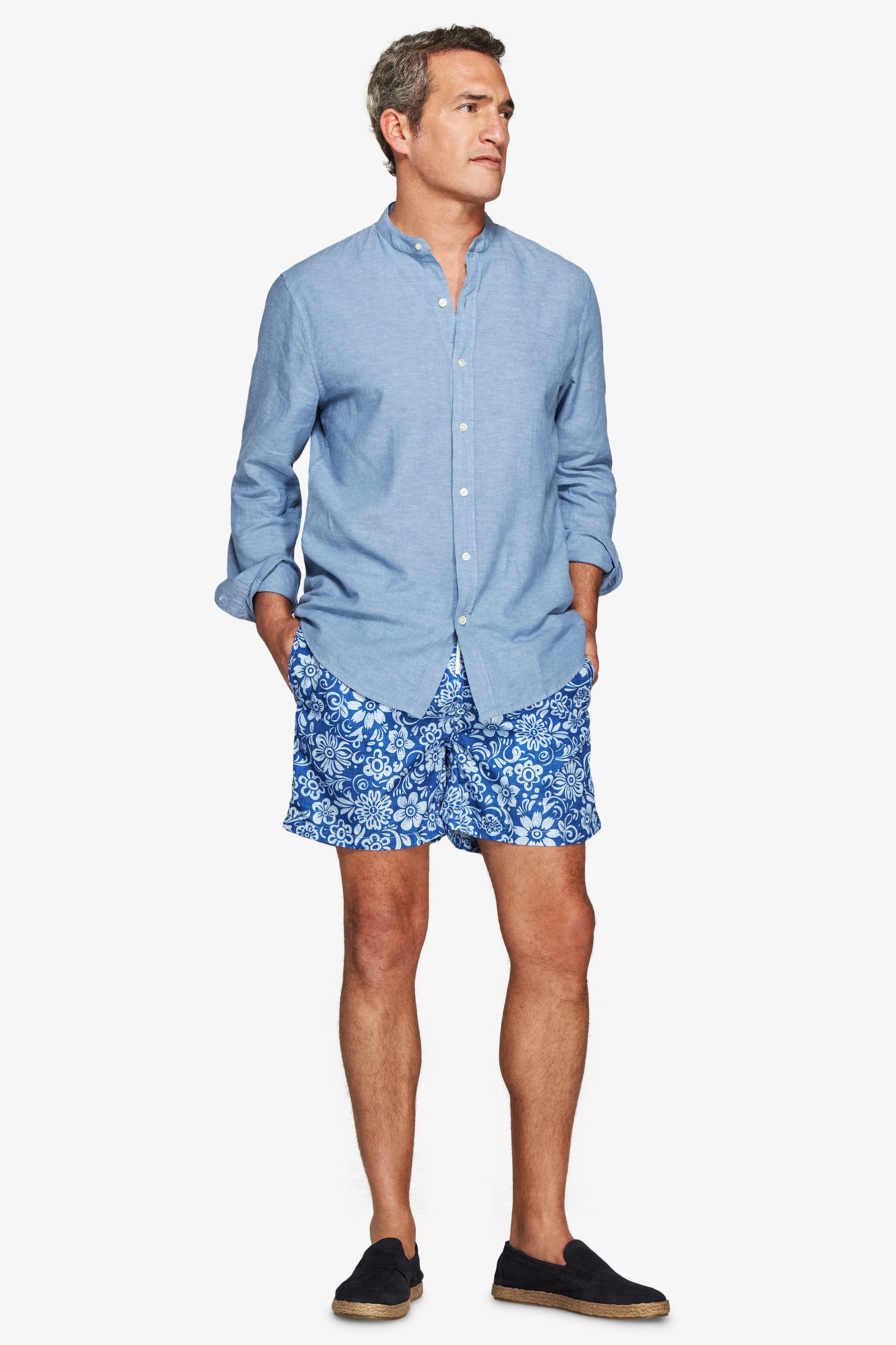 Avion floral print swim trunks