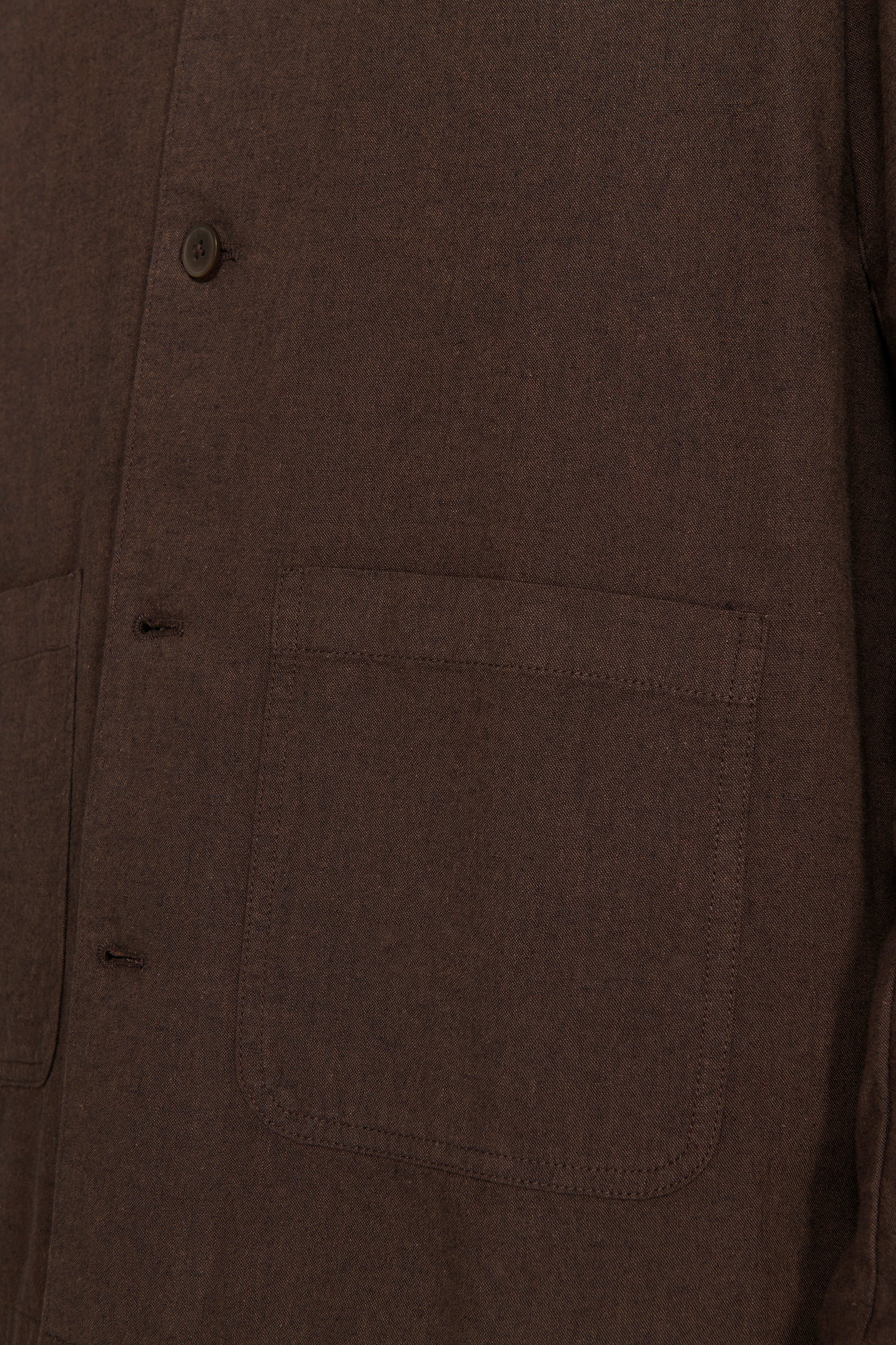 Giacca misto lino moro "Volume"