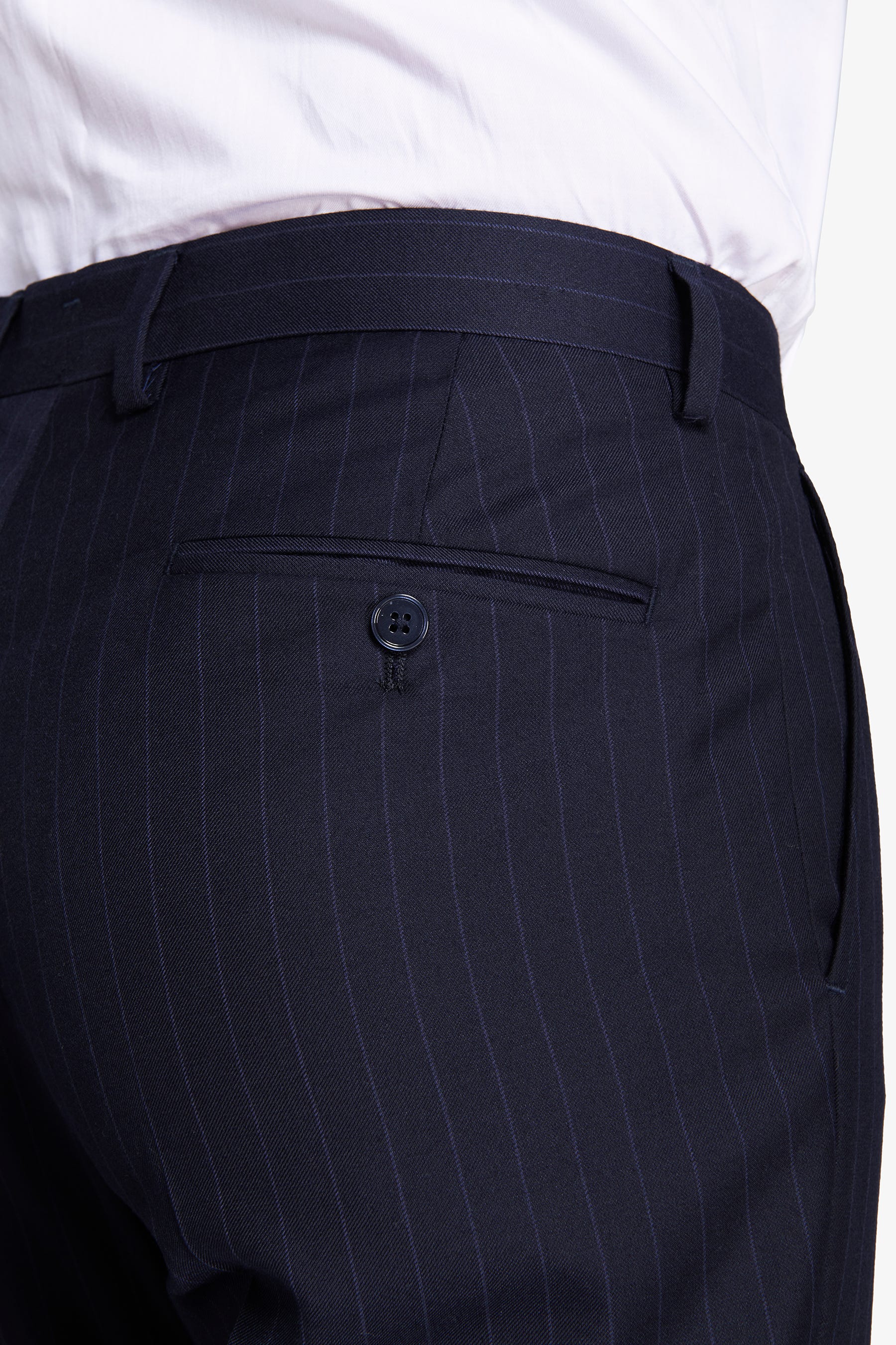 Pantaloni gessati blu-Dan John