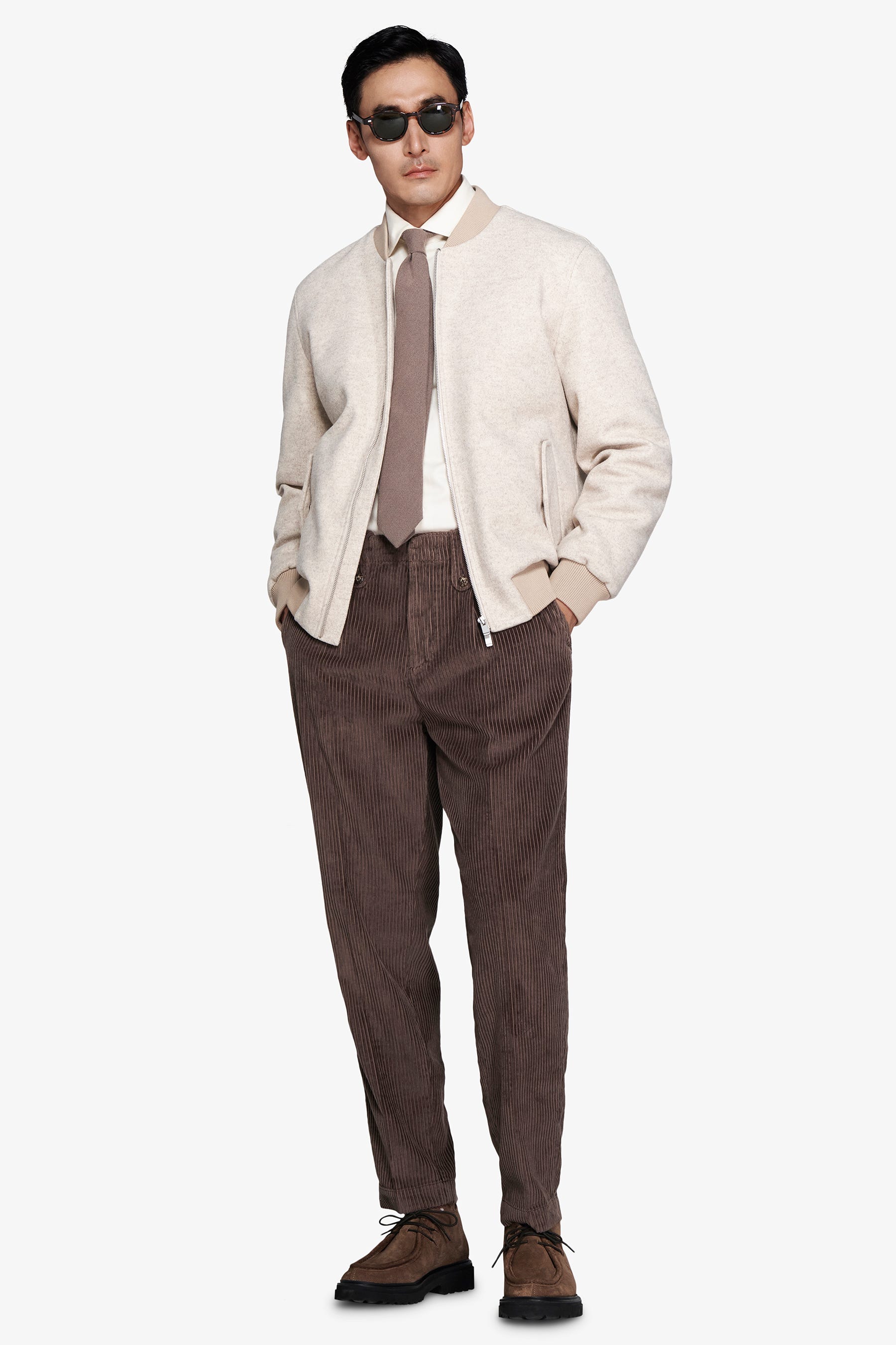 Bomber effetto flanella corda-Dan John