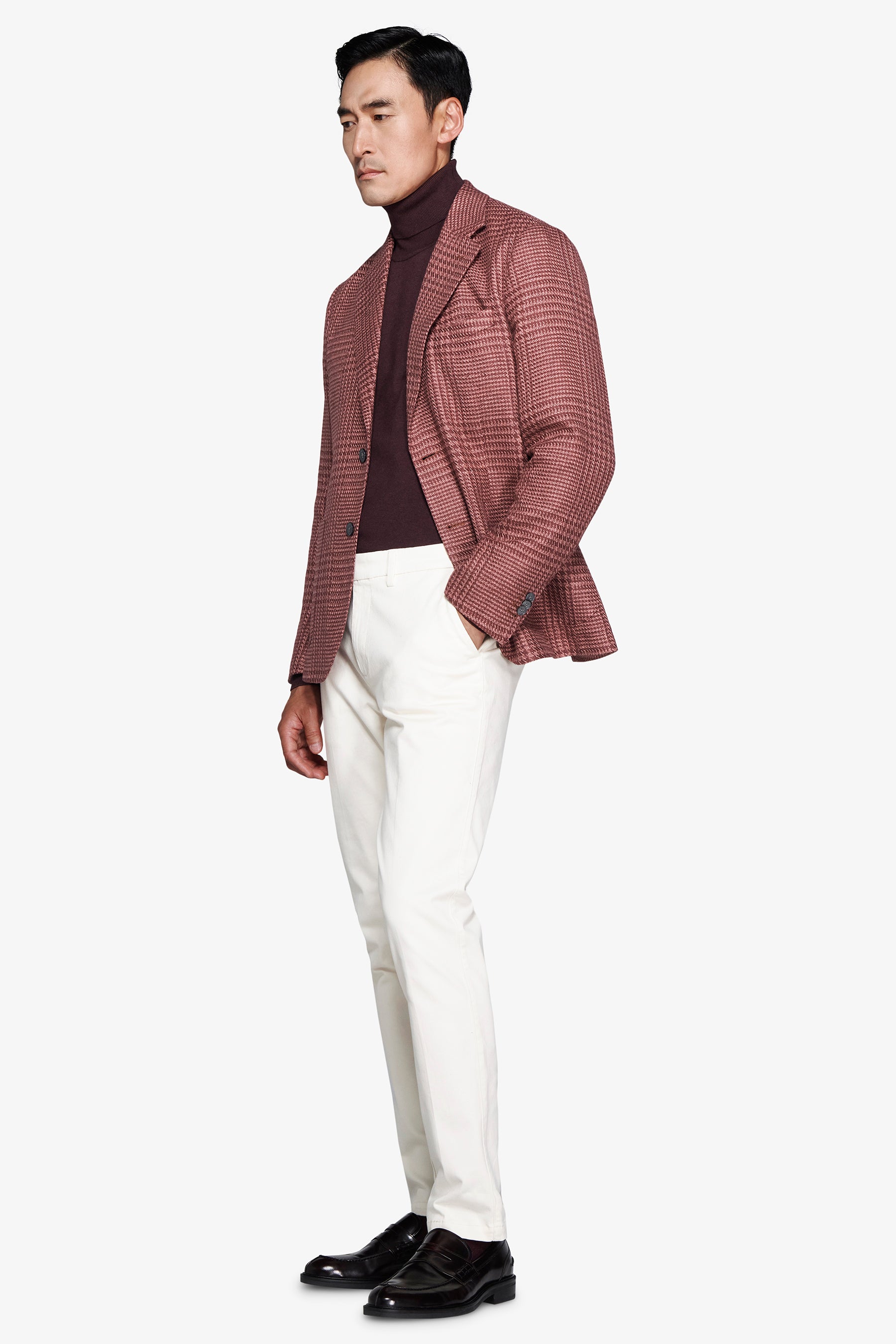 Veste Galles vieux rose