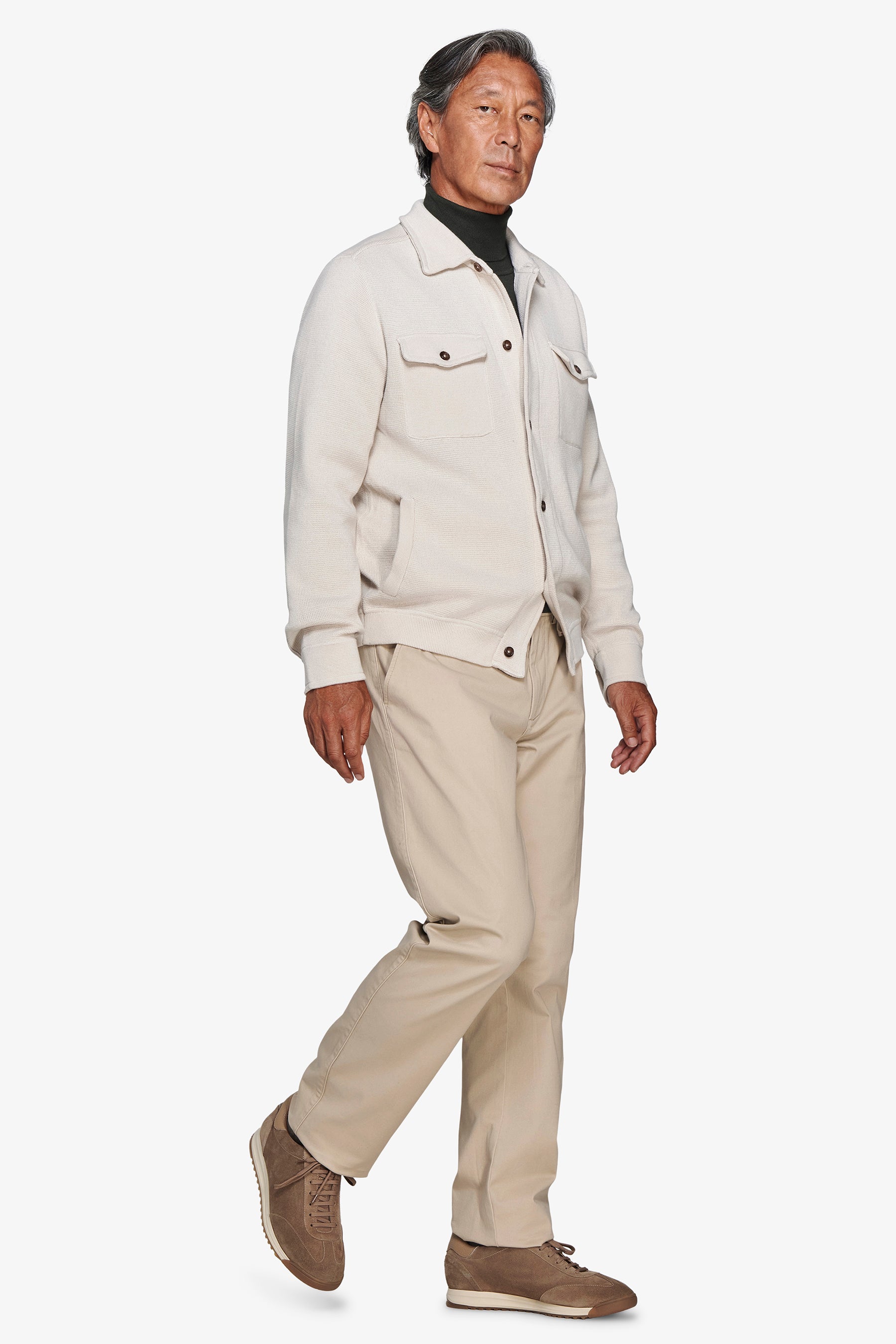 Blazer in maglia mastice