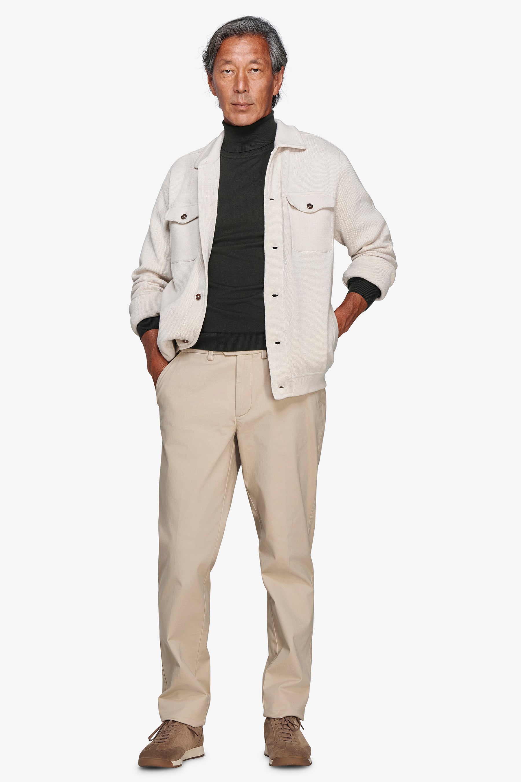 Blazer in maglia mastice