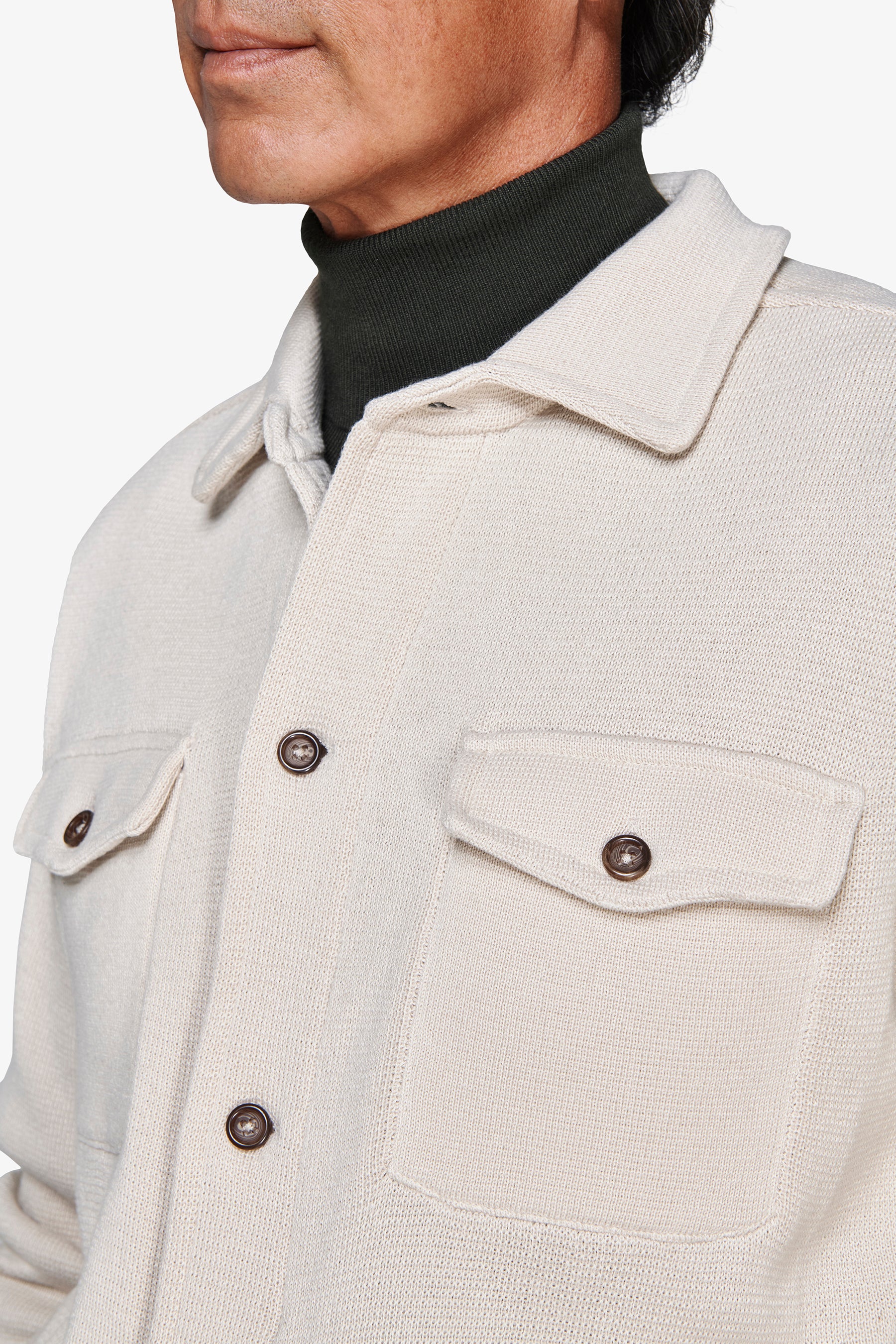 Blazer in maglia mastice