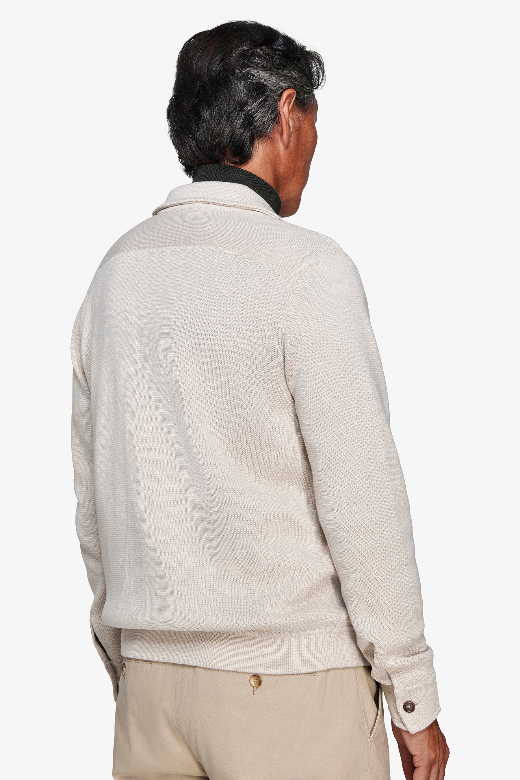 Blazer in maglia mastice