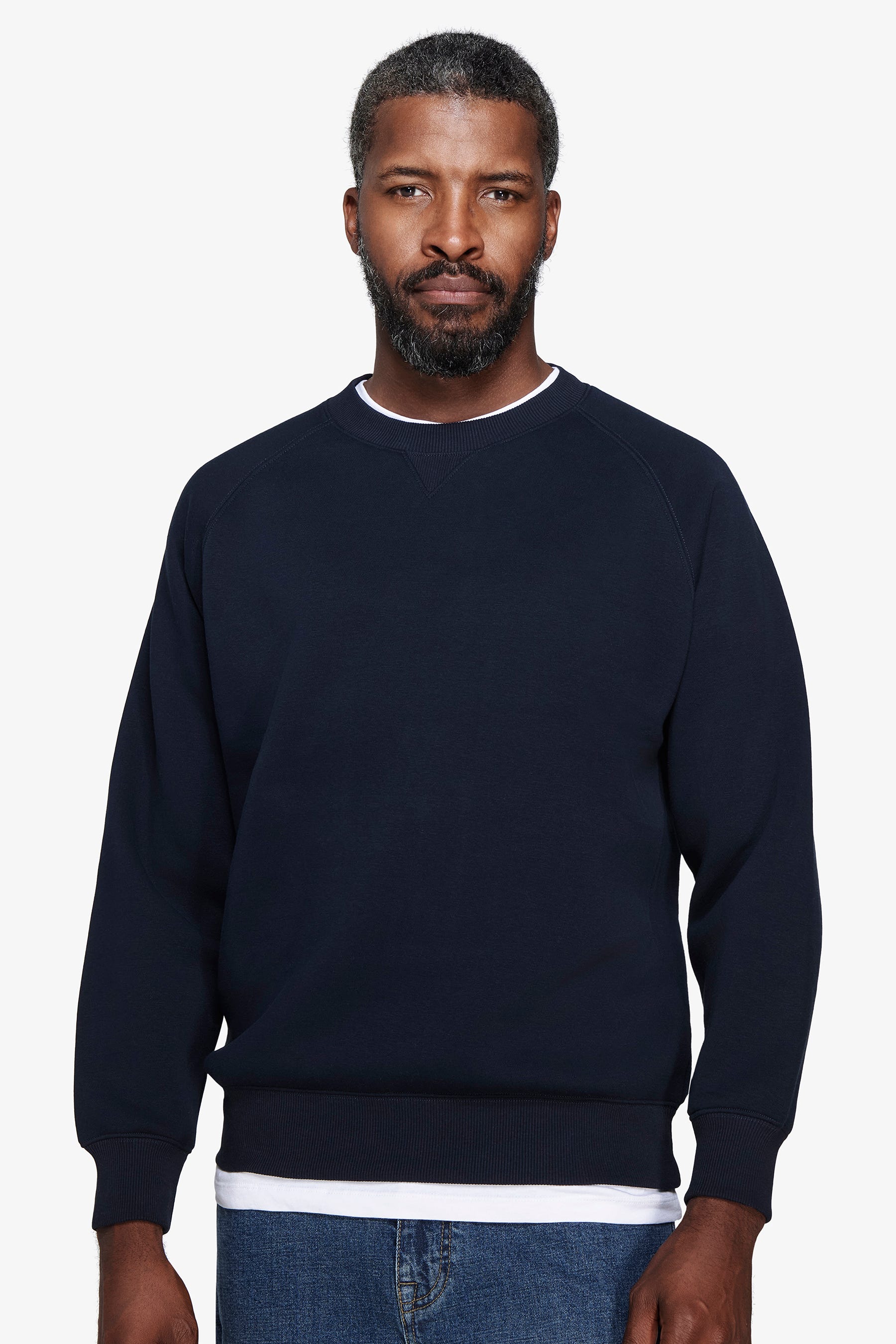 Felpa manica raglan blu