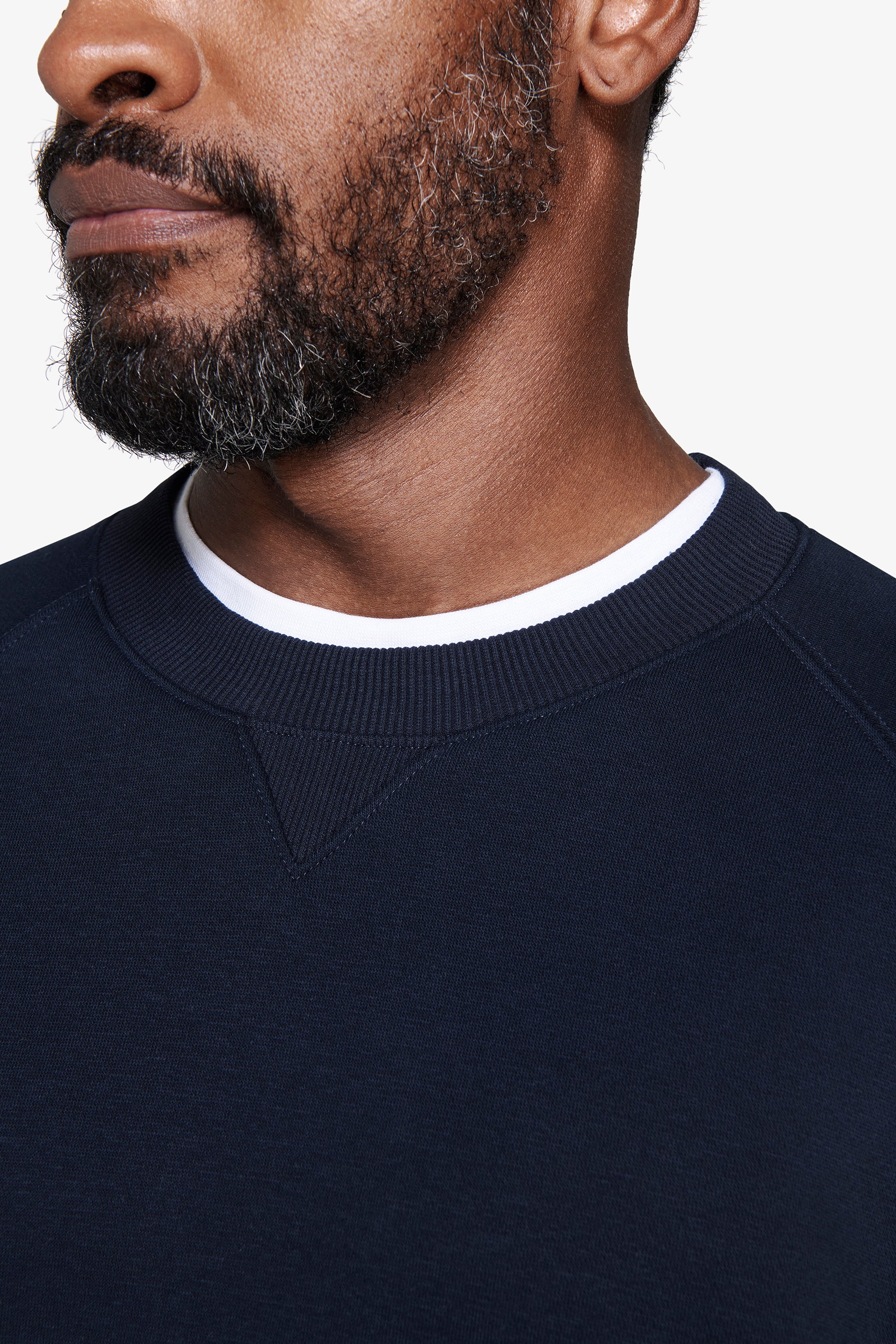 Felpa manica raglan blu