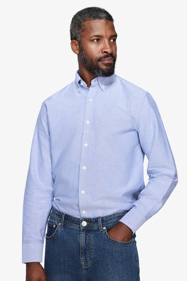 Camicia oxford leisure azzurra
