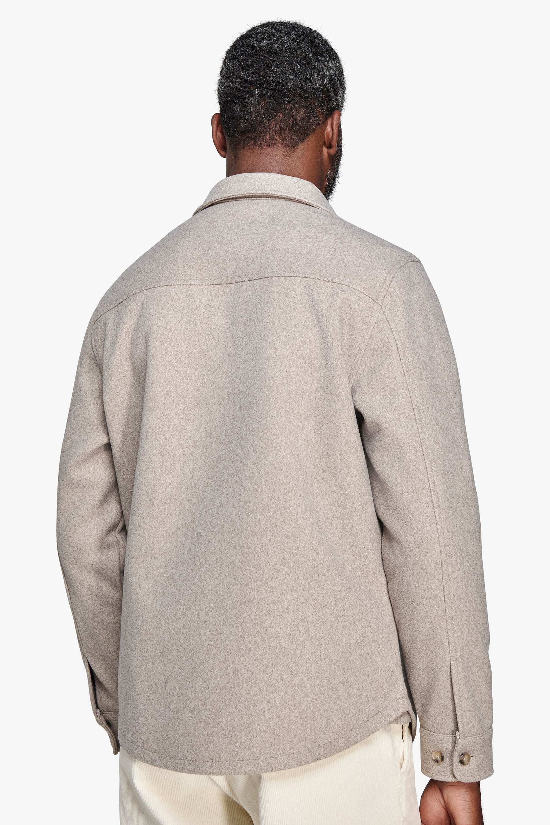 Overshirt misto lana corda