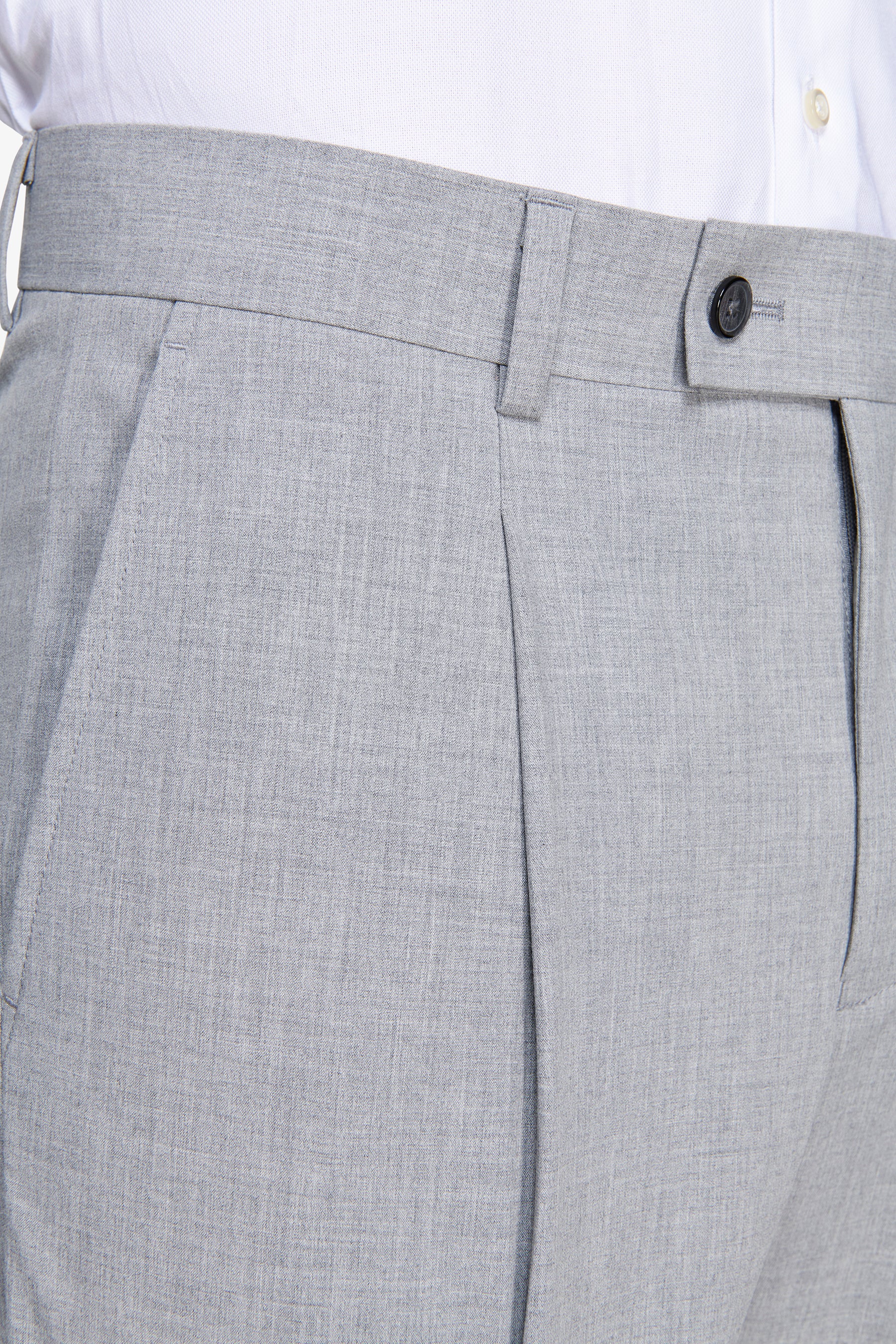 Pantaloni tela fiammata grigio chiaro