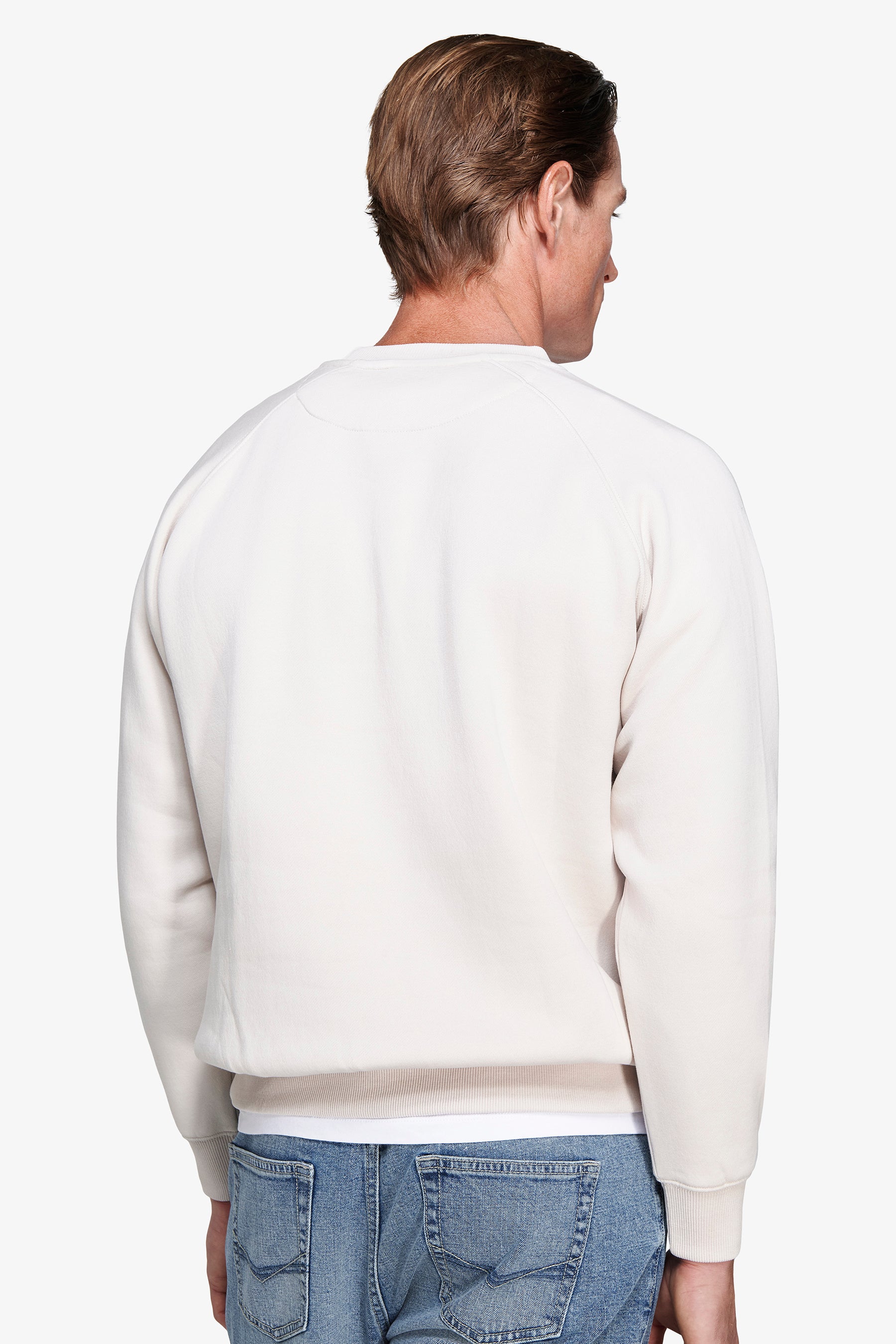 Felpa manica raglan mastice