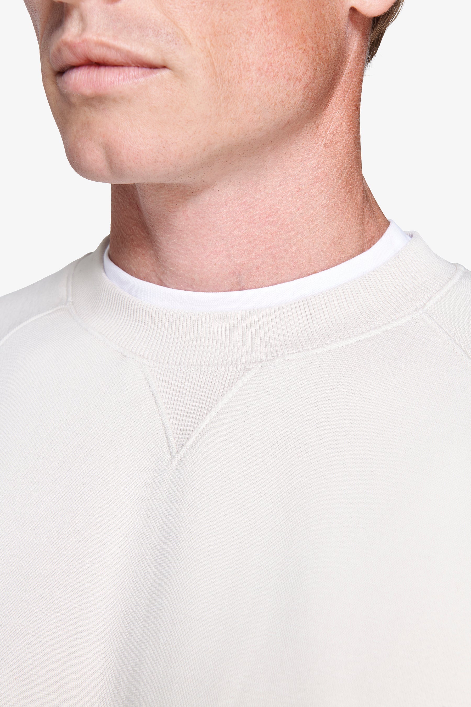 Felpa manica raglan mastice