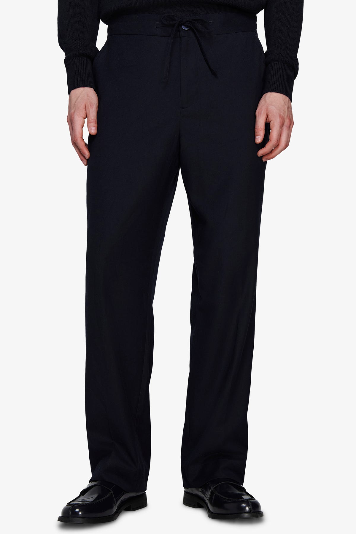 Pantaloni con coulisse blu  "Volume"