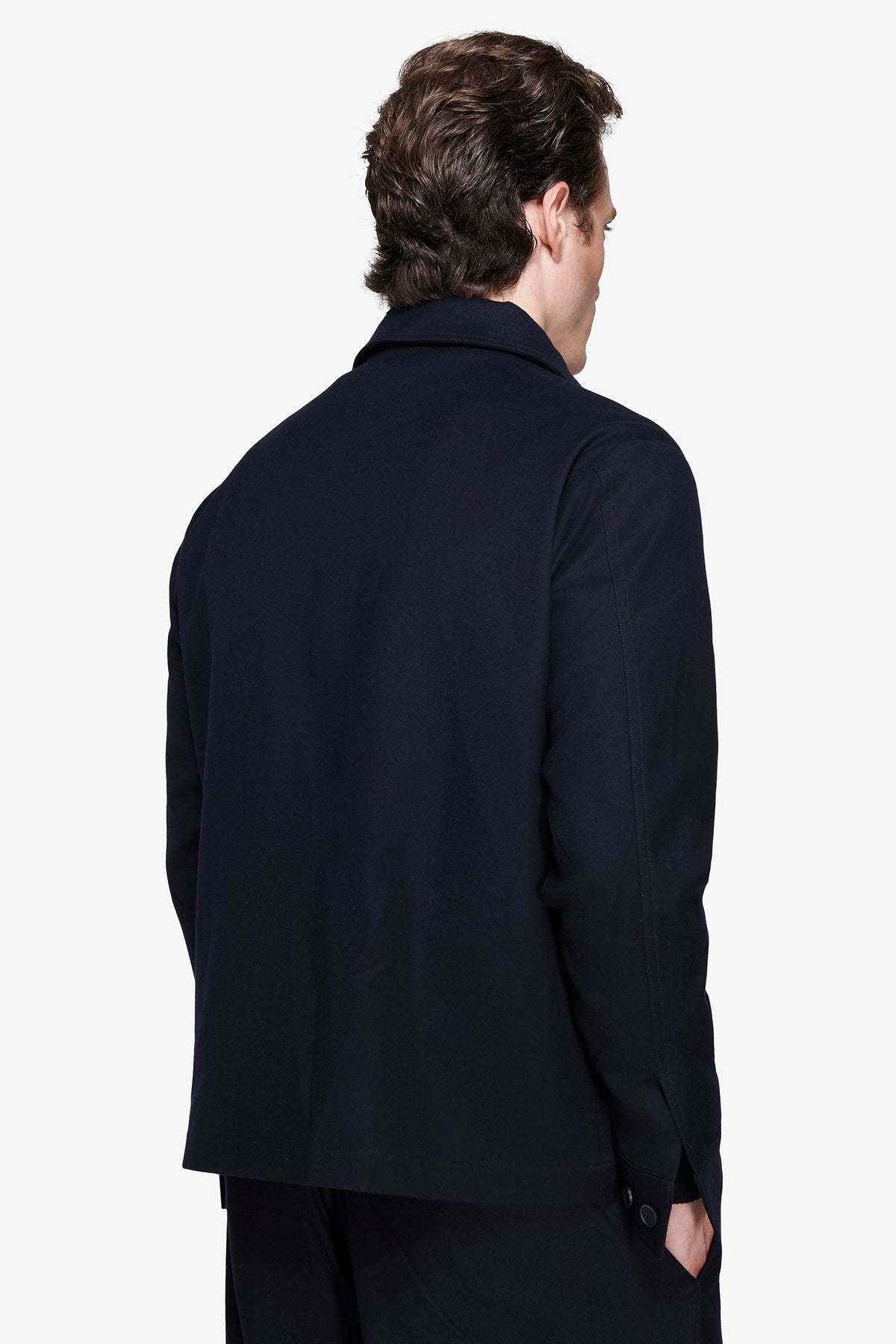 Overshirt 4 tasche blu "Volume"