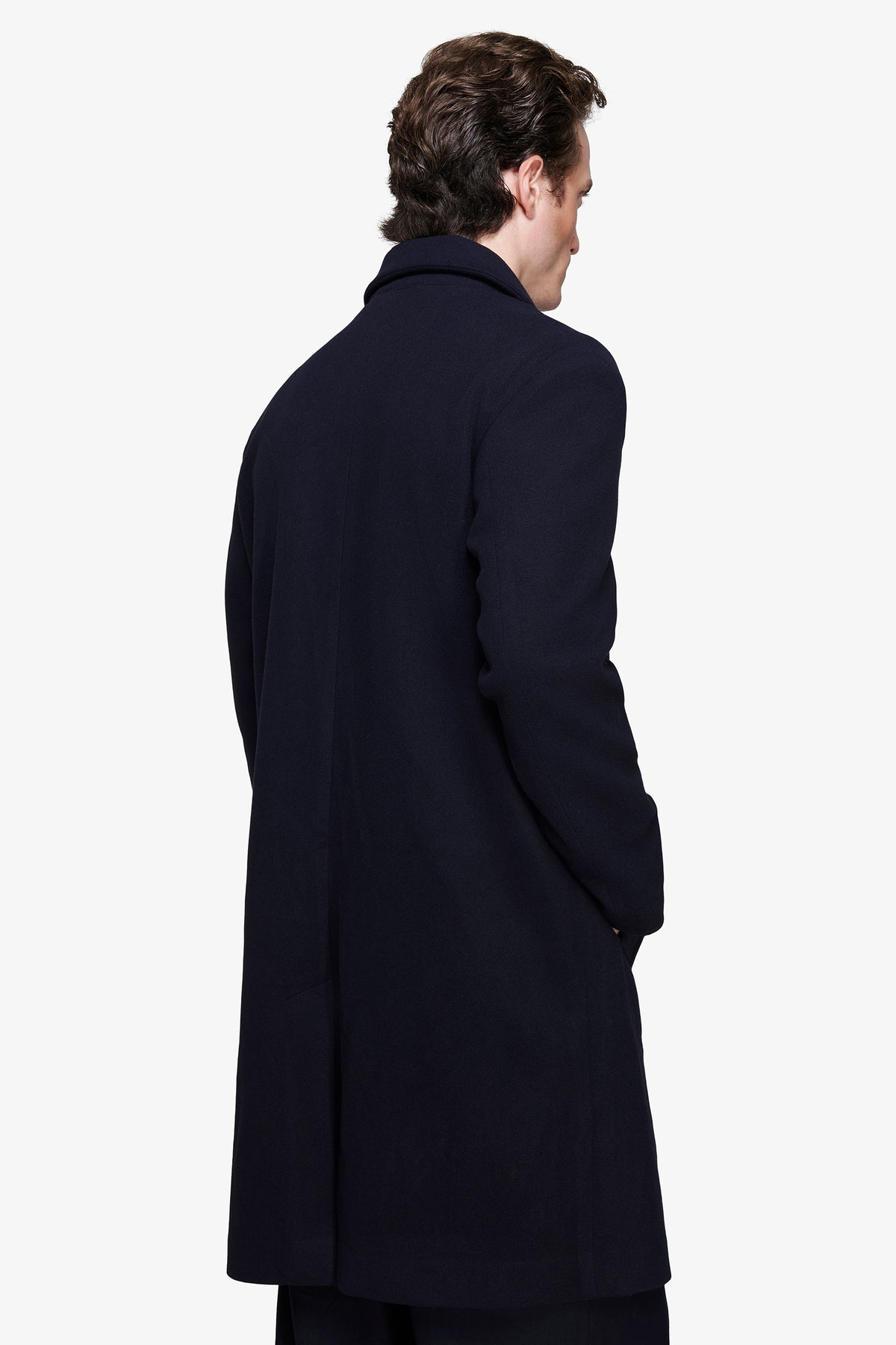 Cappotto Over blu "Volume"
