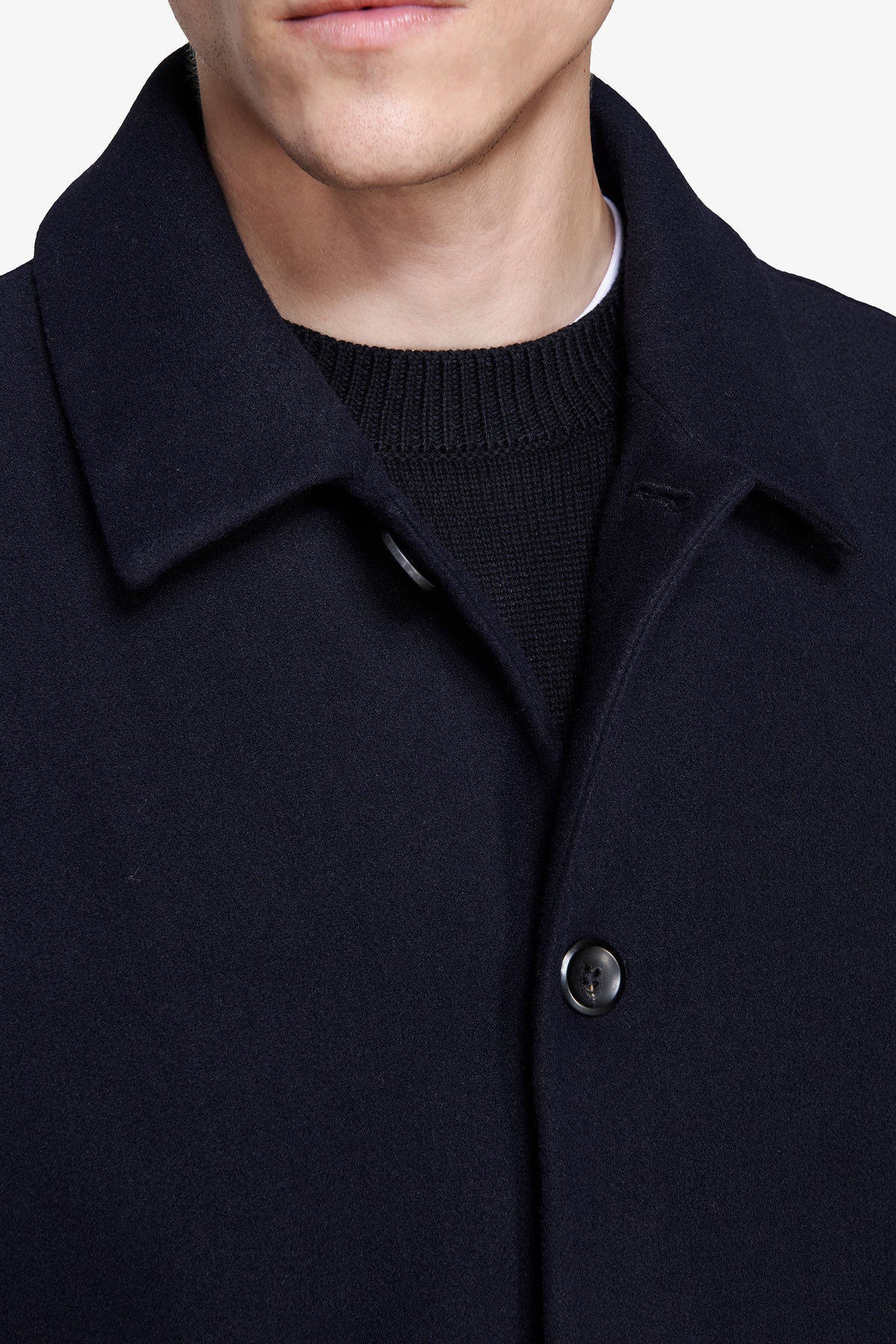 Cappotto Over blu "Volume"