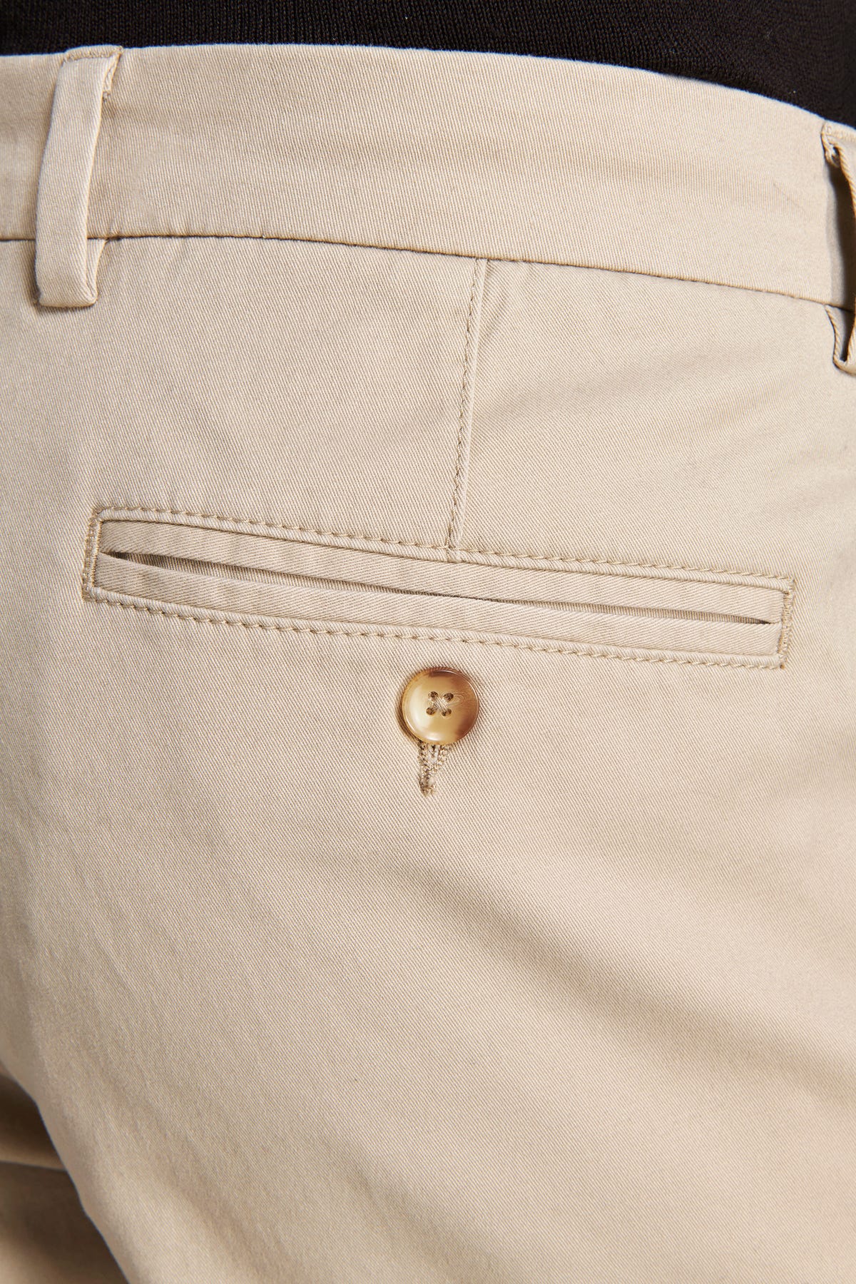 Pantaloni chino gabardina regular cream