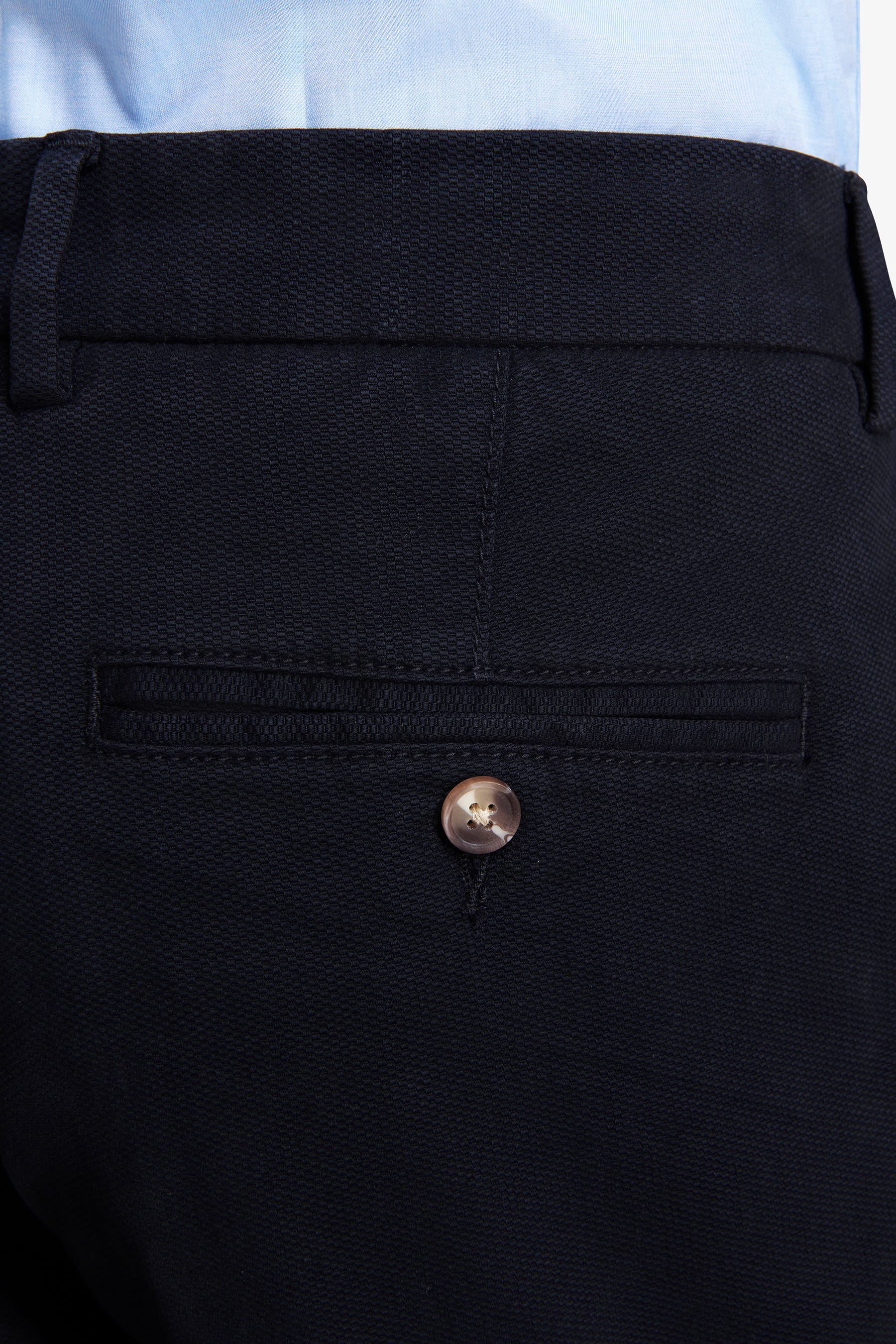 Pantaloni chino armaturato blu