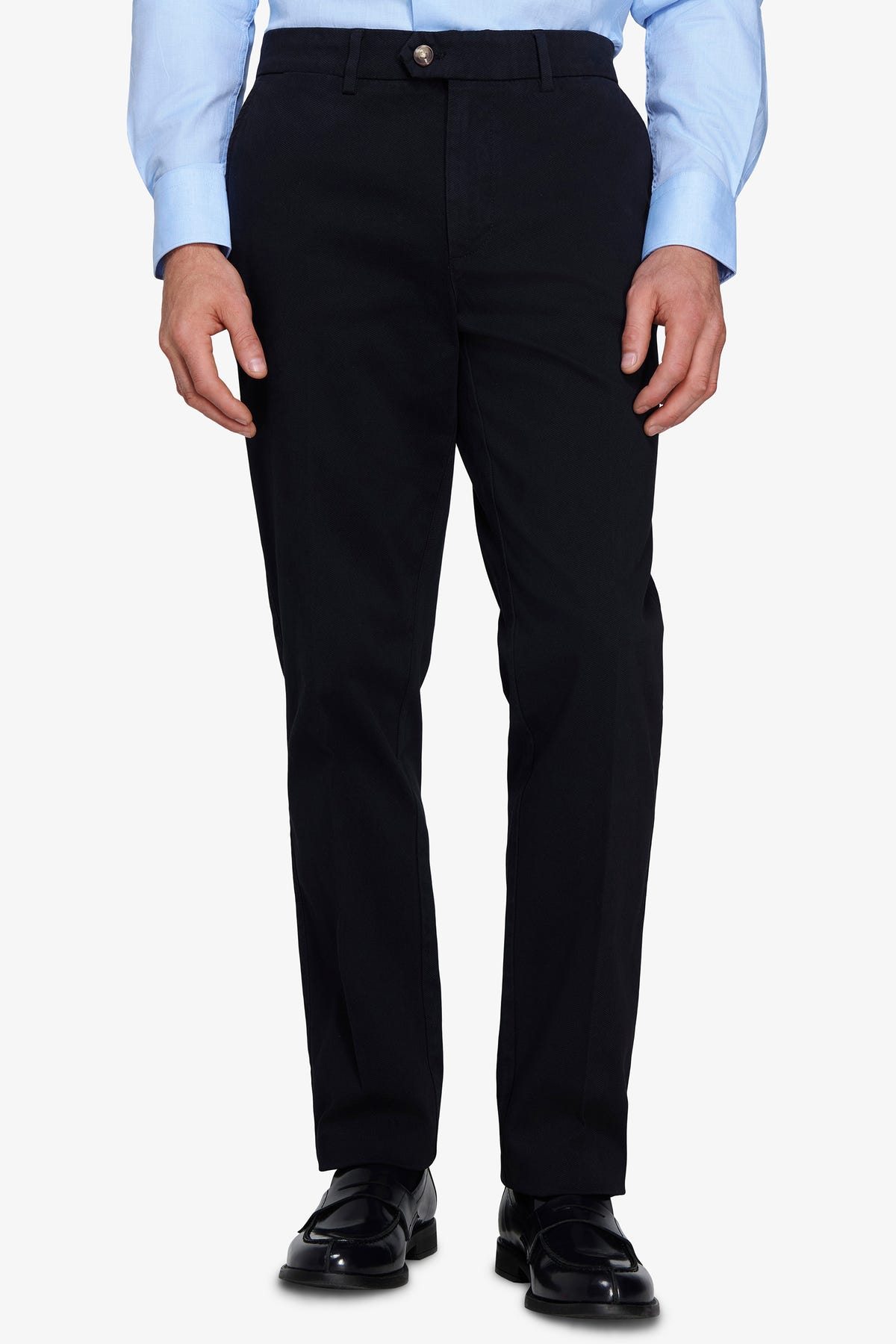 Pantaloni chino armaturato blu