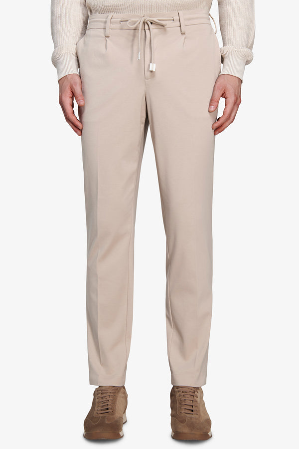 Pantaloni jersey "Contemporary" corda